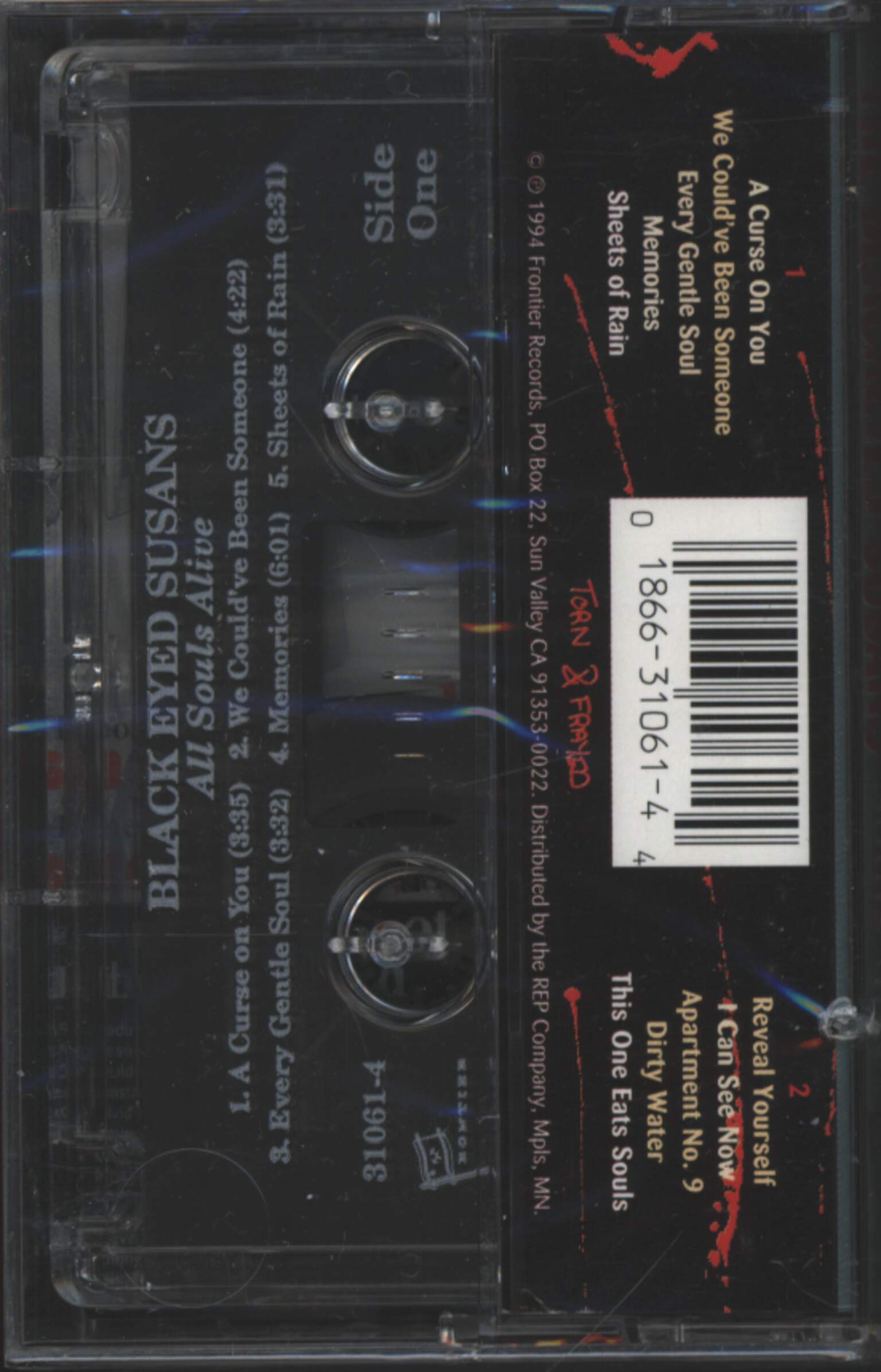Blackeyed Susans: All Souls Alive, Tape