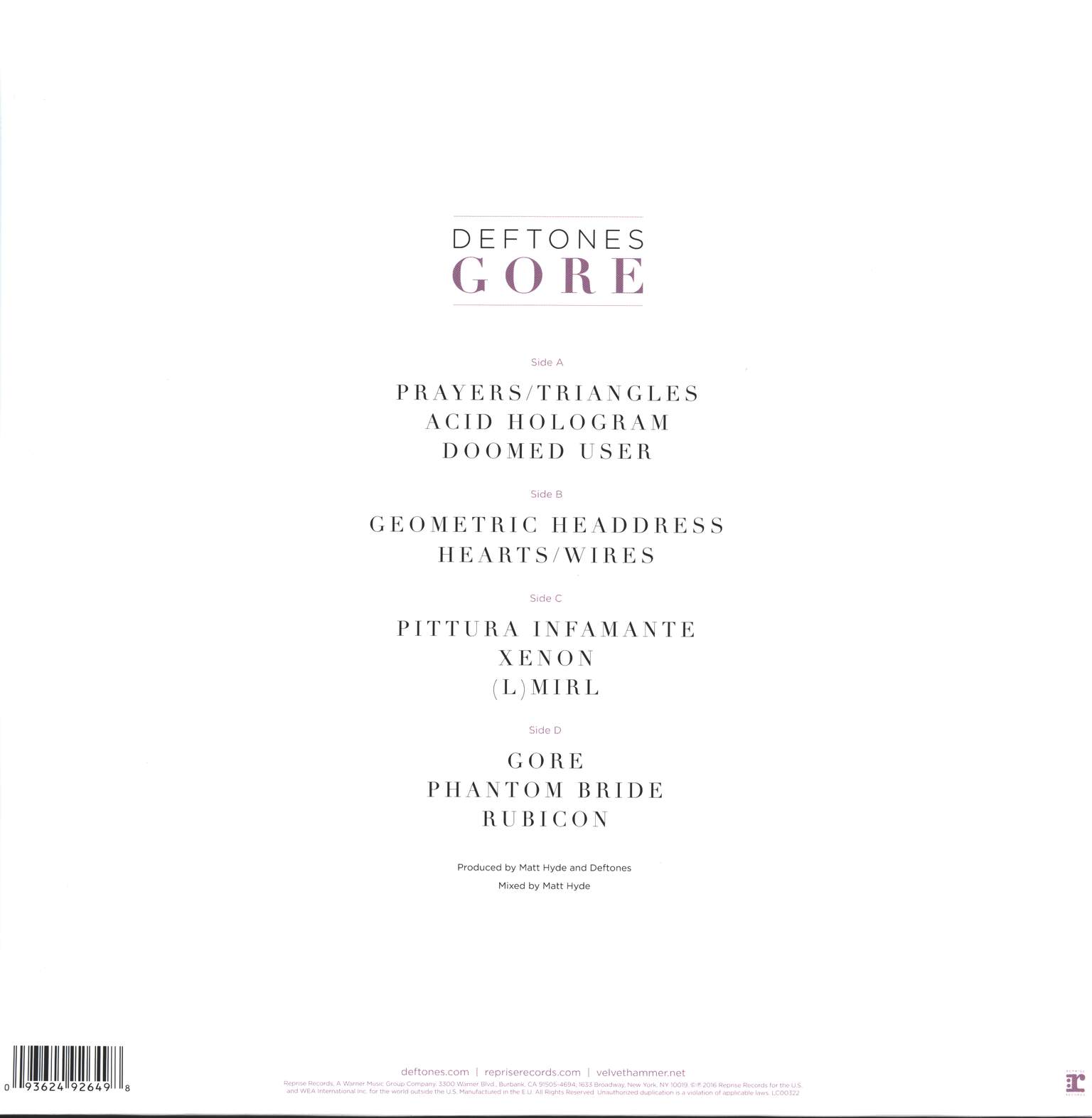 Deftones: Gore, 2×LP (Vinyl)