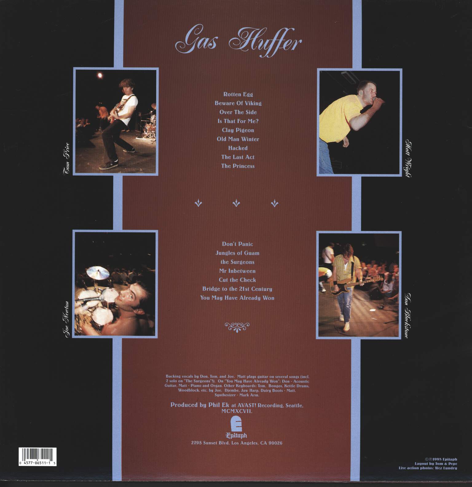 Gas Huffer: Just Beautiful Music, LP (Vinyl)