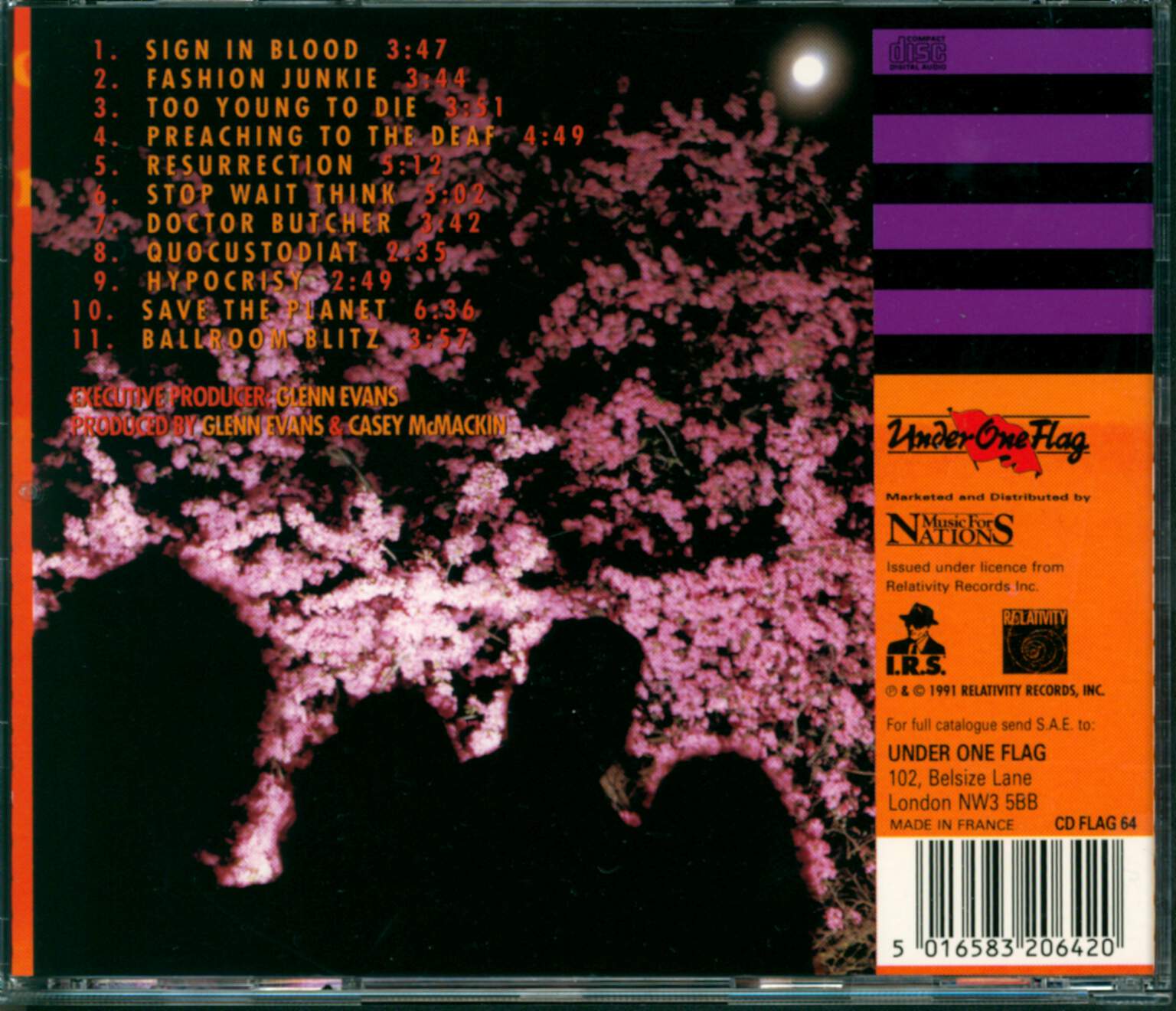 Nuclear Assault: Out Of Order, CD