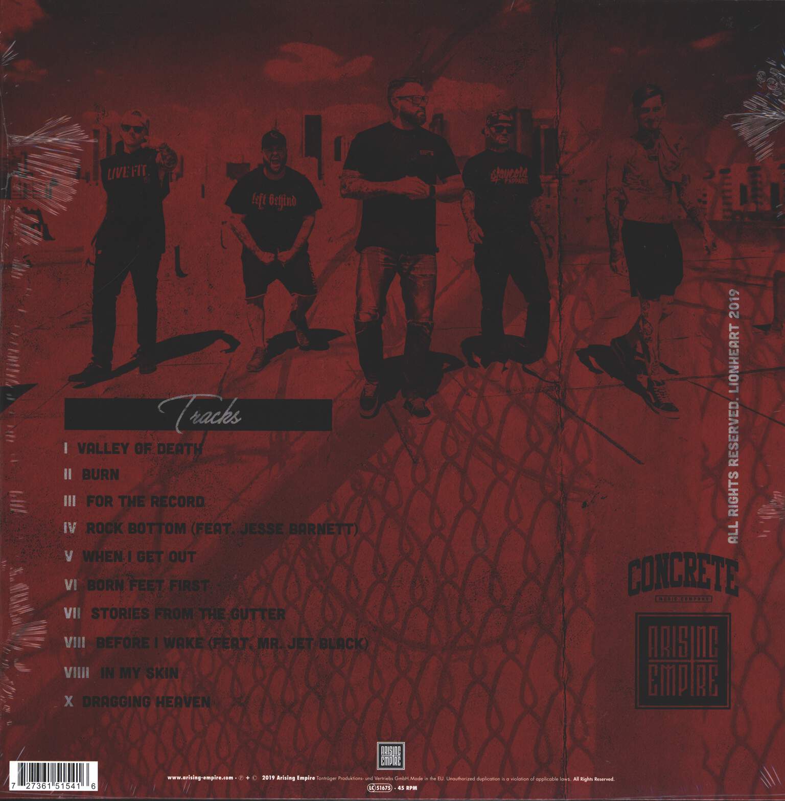 Lionheart: Valley Of Death, LP (Vinyl)