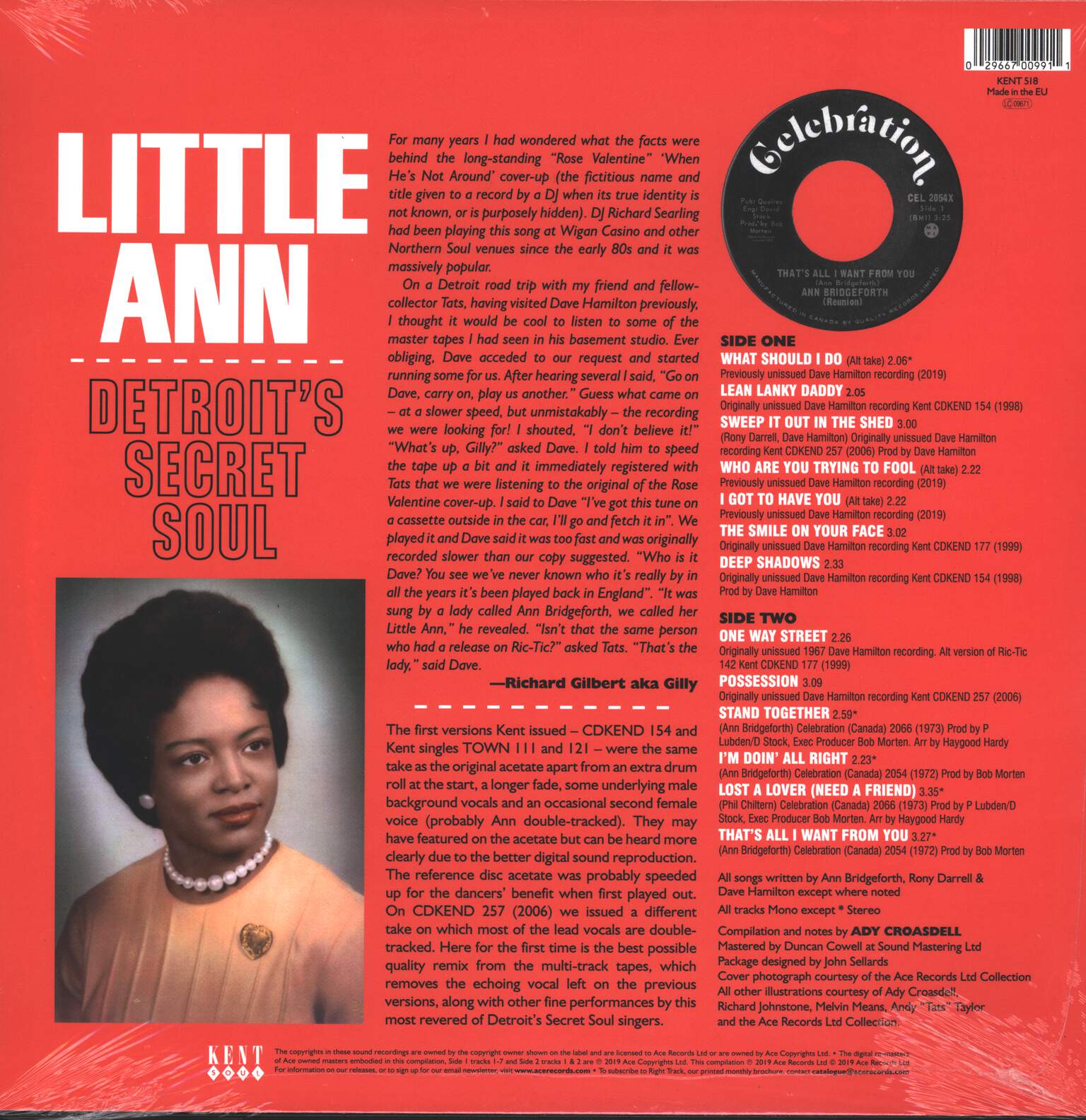 Little Ann: Detroit's Secret Soul, LP (Vinyl)