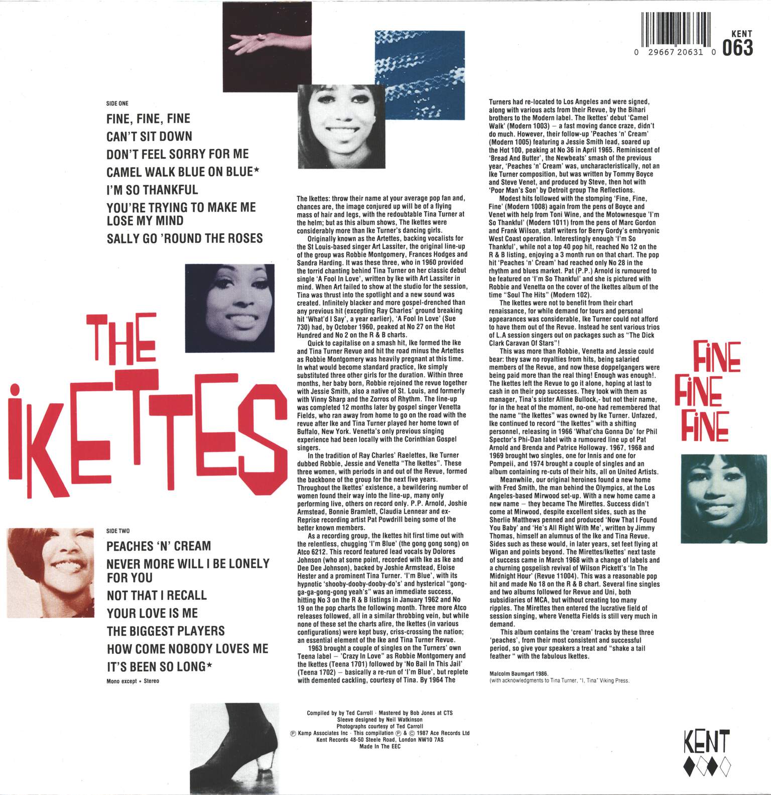 The Ikettes: Fine Fine Fine, LP (Vinyl)