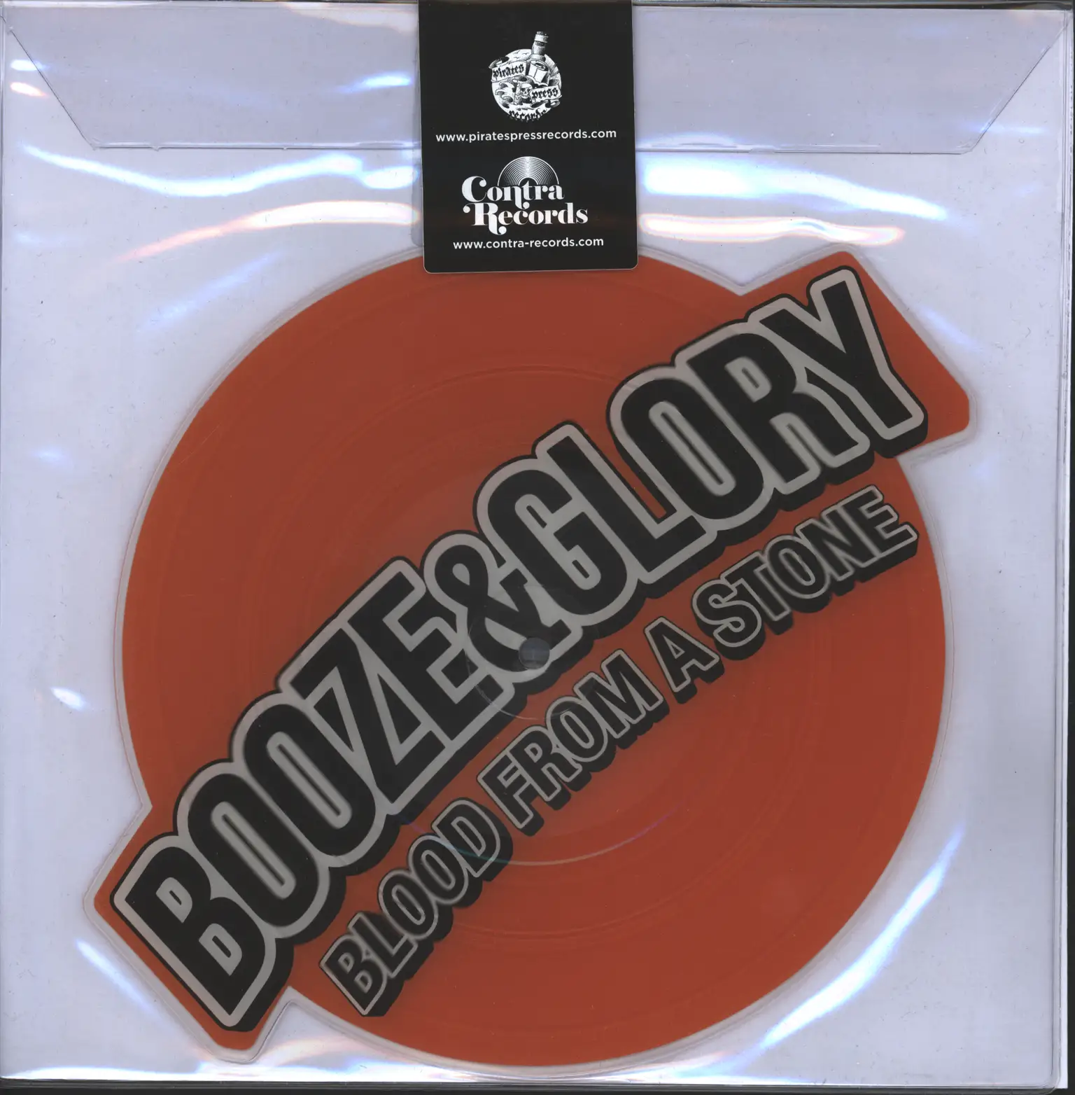 Booze & Glory: Carry On / Blood From A Stone, 8" Vinyl