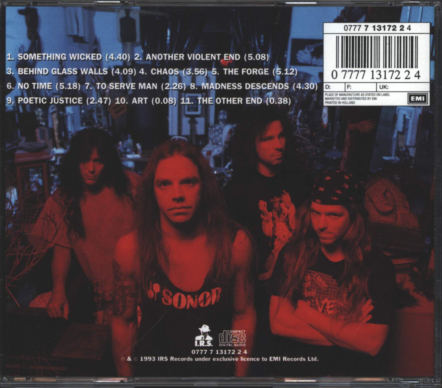 Nuclear Assault: Something Wicked, CD