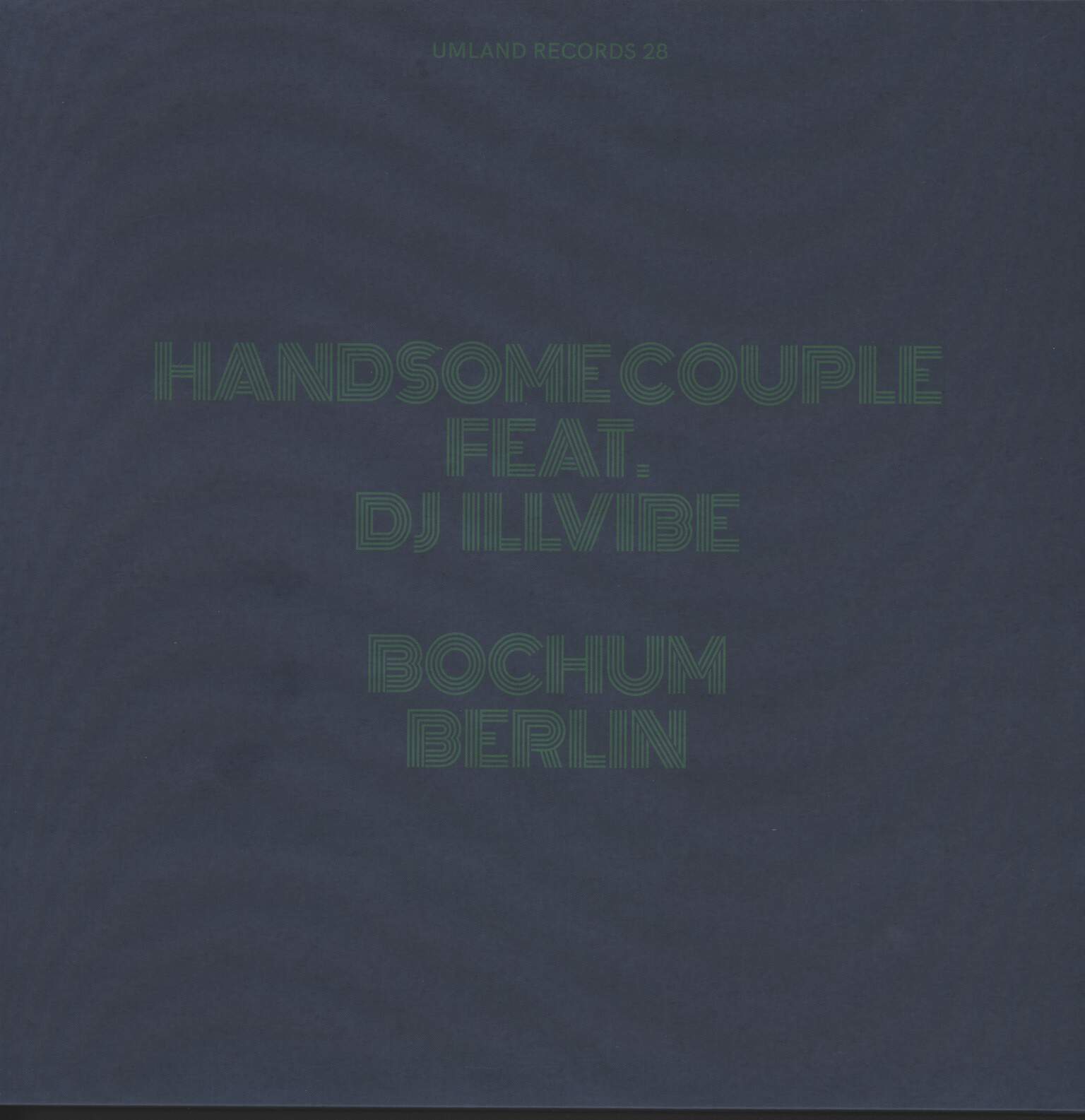 Handsome Couple: Bochum Berlin, LP (Vinyl)