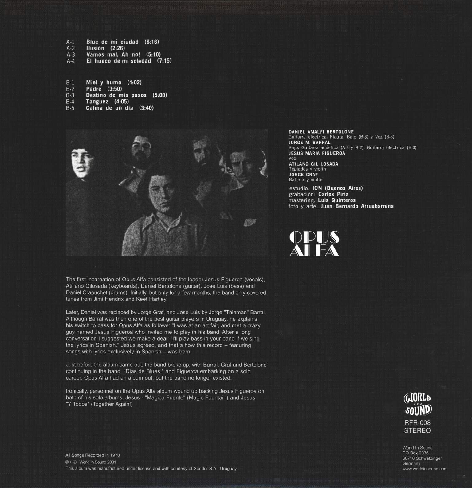 Opus Alfa: Opus Alfa, LP (Vinyl)