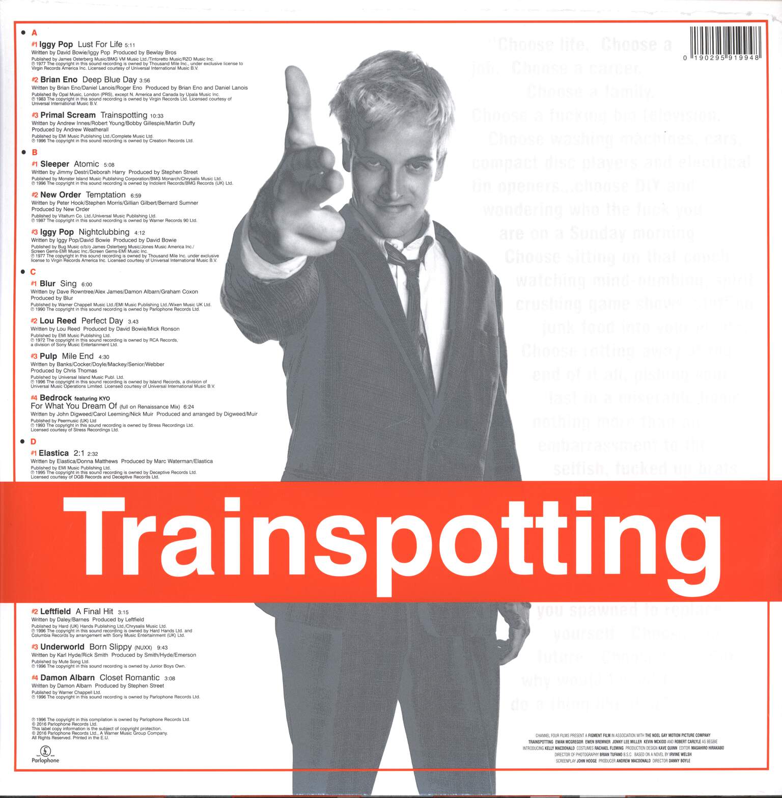 Various: Trainspotting (Music From The Motion Picture), 2×LP (Vinyl)