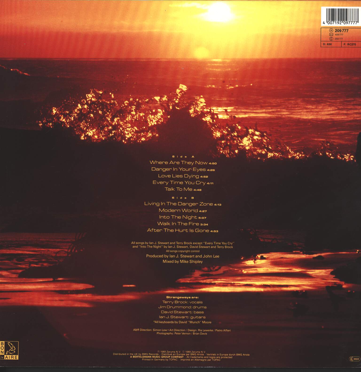 Strangeways: Walk In The Fire, LP (Vinyl)