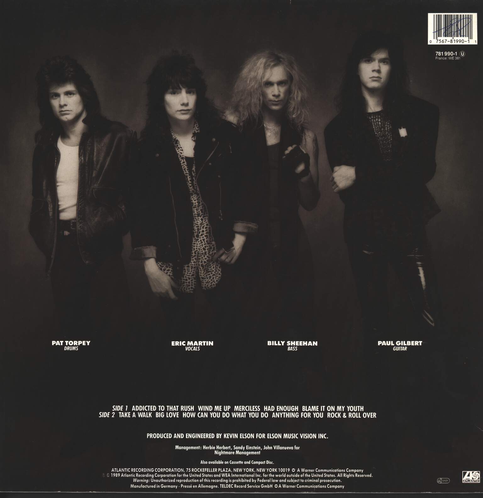 Mr Big: Mr. Big, LP (Vinyl)