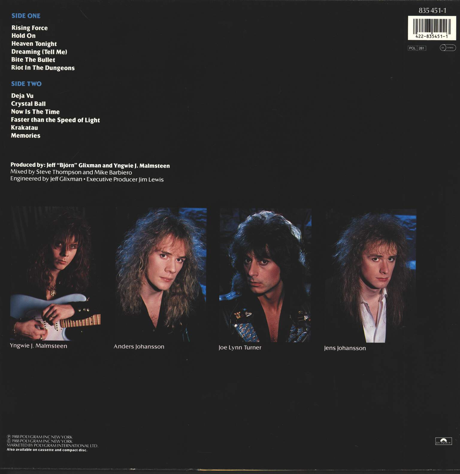 Yngwie J. Malmsteen's Rising Force: Odyssey, LP (Vinyl)