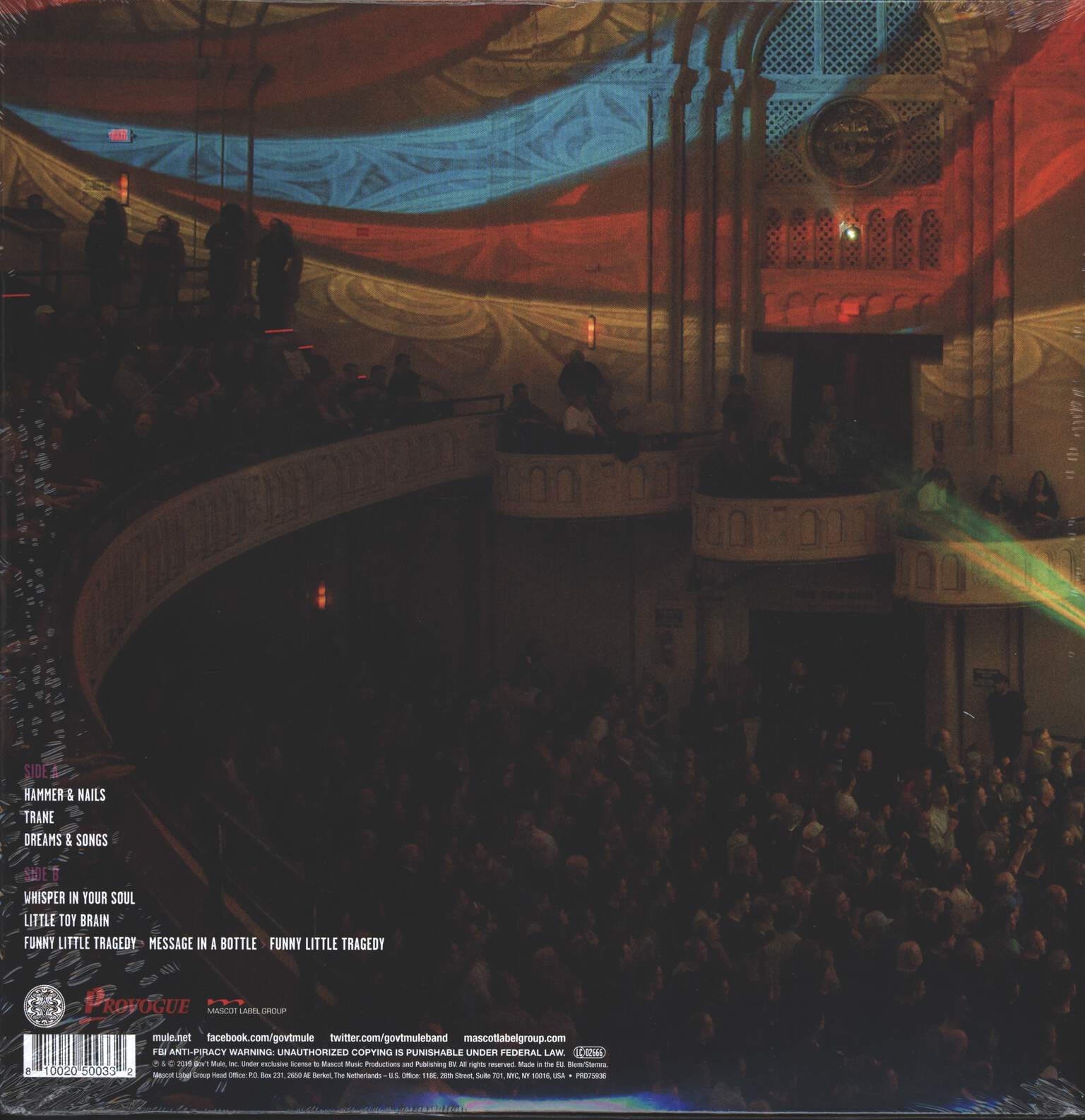 Gov't Mule: Bring On The Music, Live At The Capitol Theatre Vol.3, LP (Vinyl)