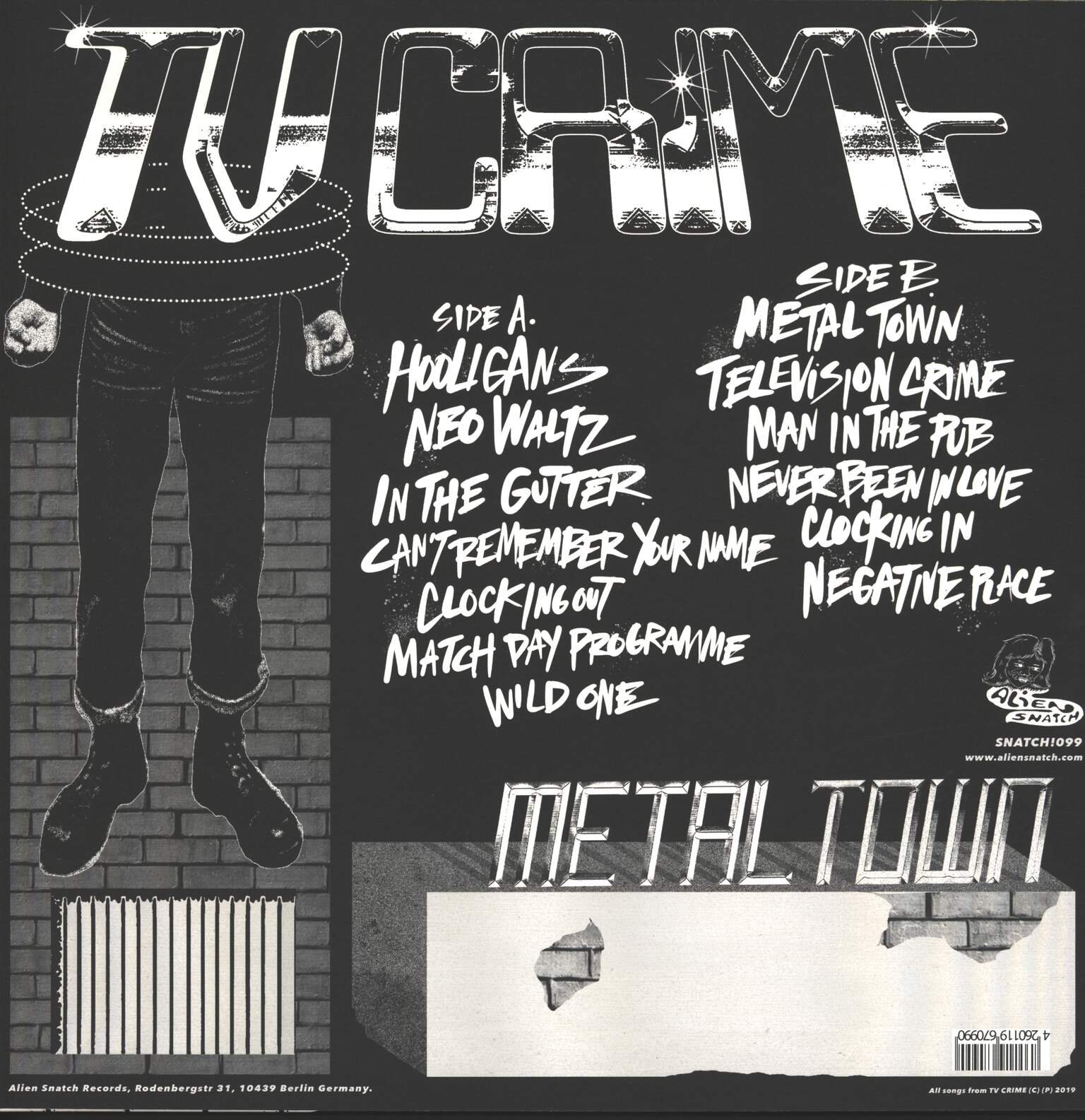 TV Crime: Metal Town, LP (Vinyl)