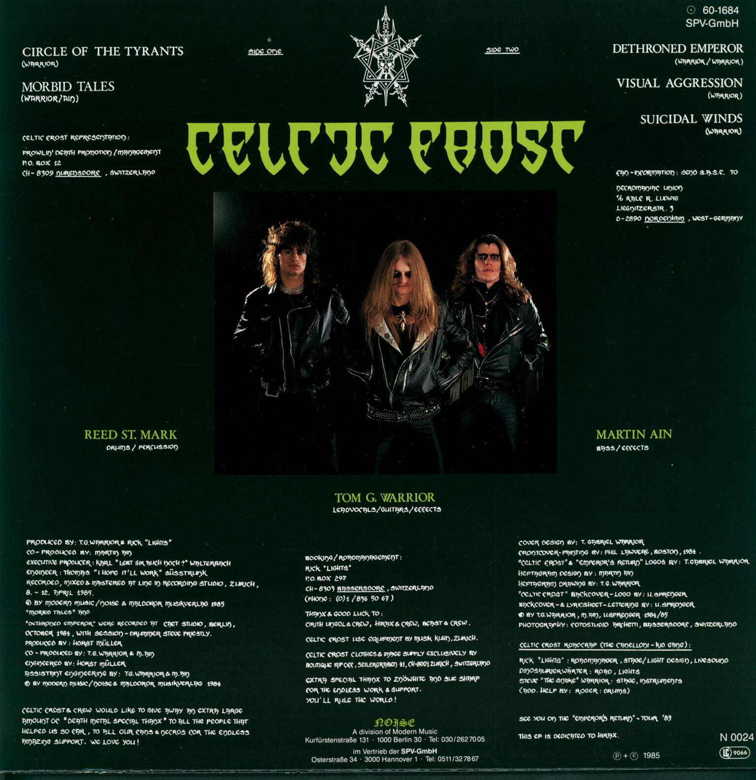 Celtic Frost: Emperor's Return, Mini LP (Vinyl)