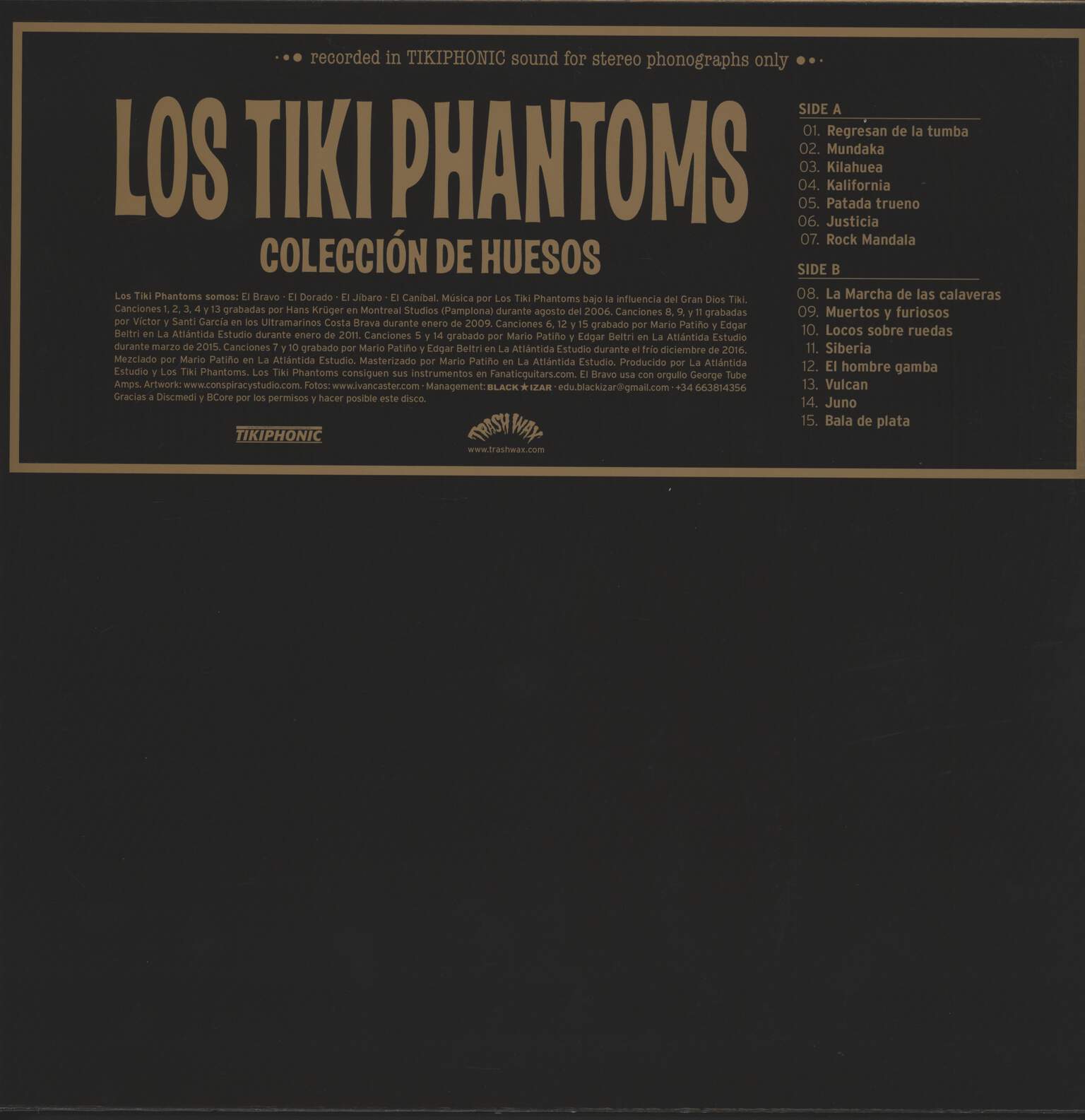 Los Tiki Phantoms: Coleccion De Huesos, LP (Vinyl)