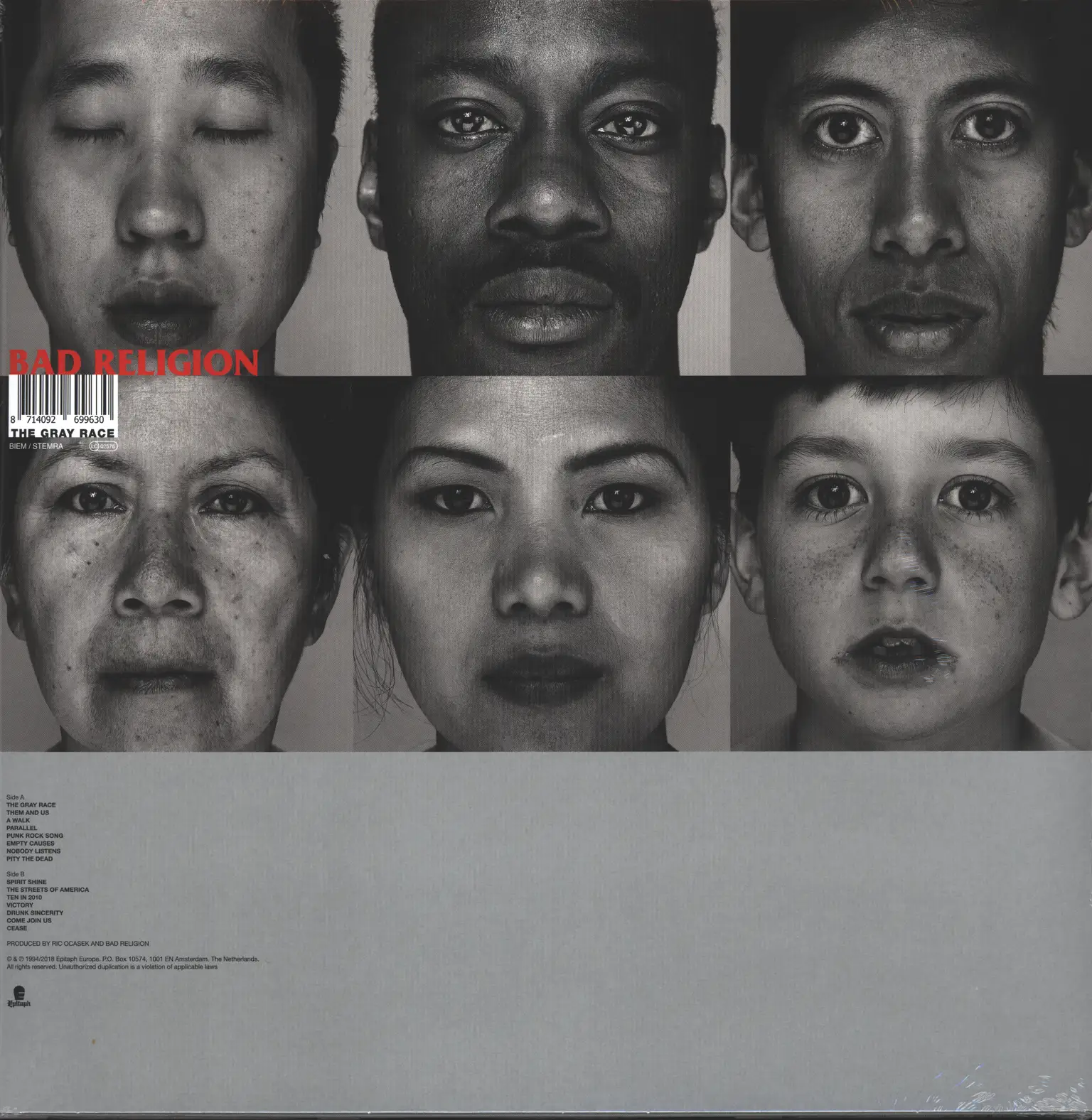 Bad Religion: The Gray Race, LP (Vinyl)