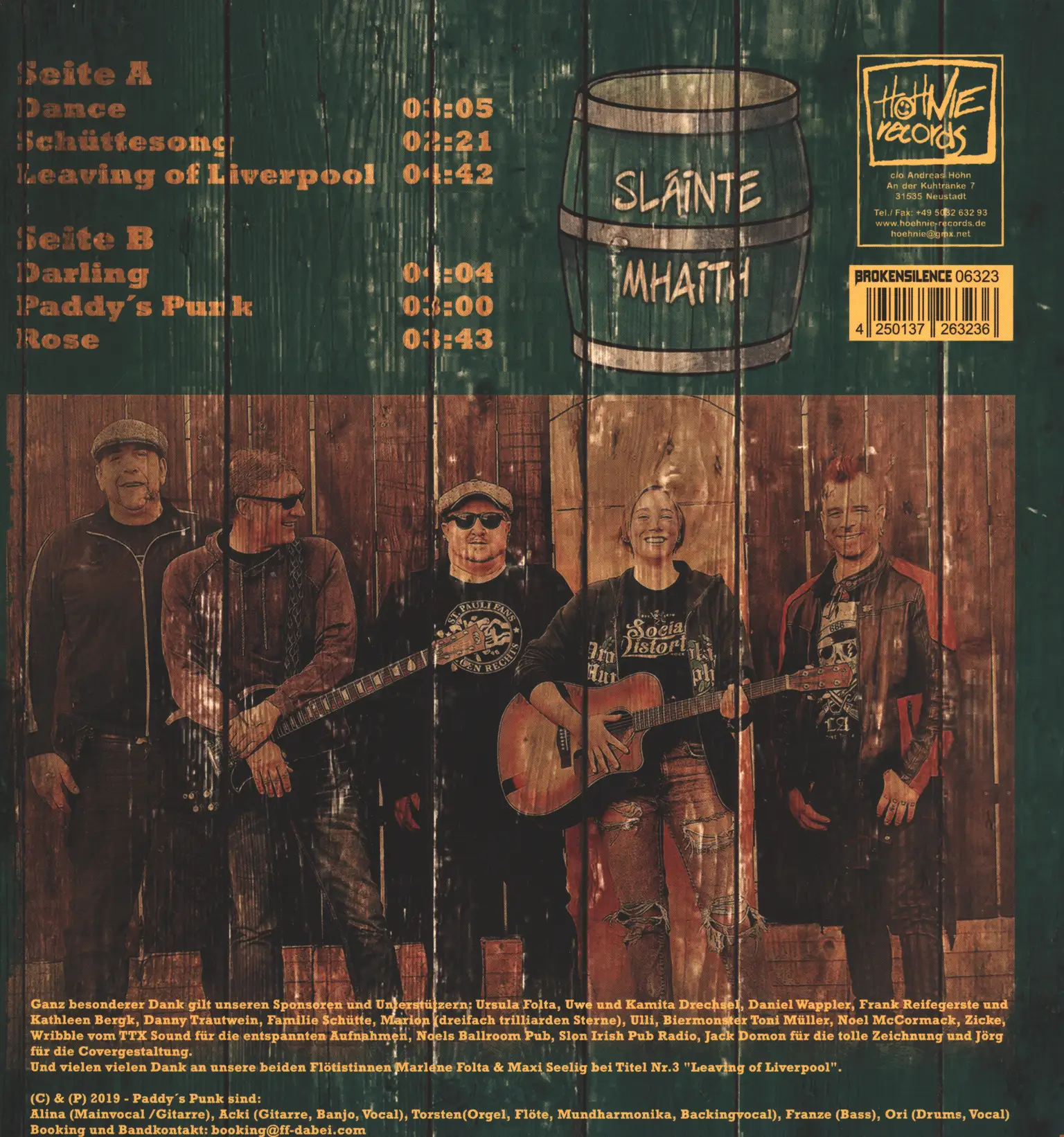 Paddy's Punk: Slainte Mhaith, LP (Vinyl)