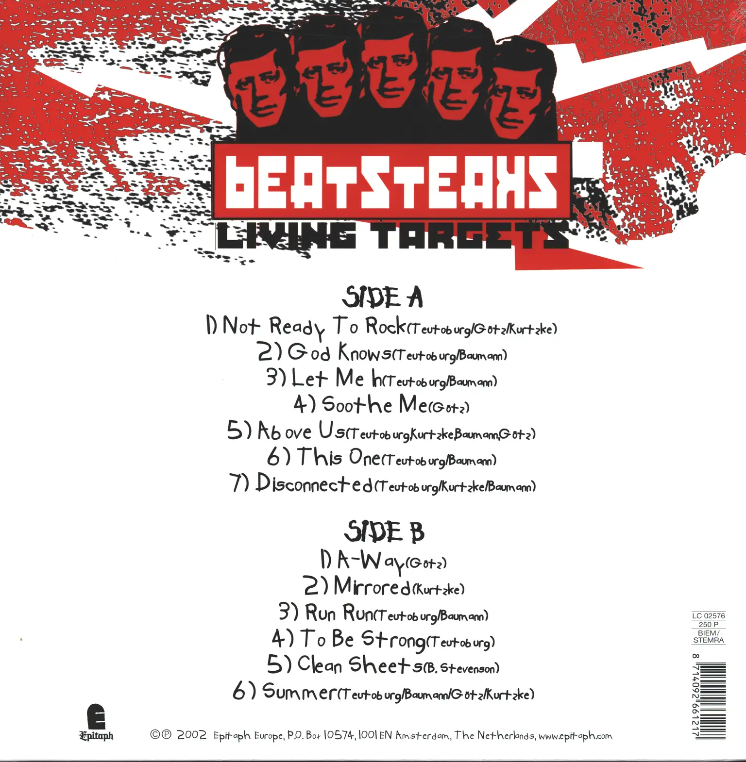 Beatsteaks: Living Targets, LP (Vinyl)