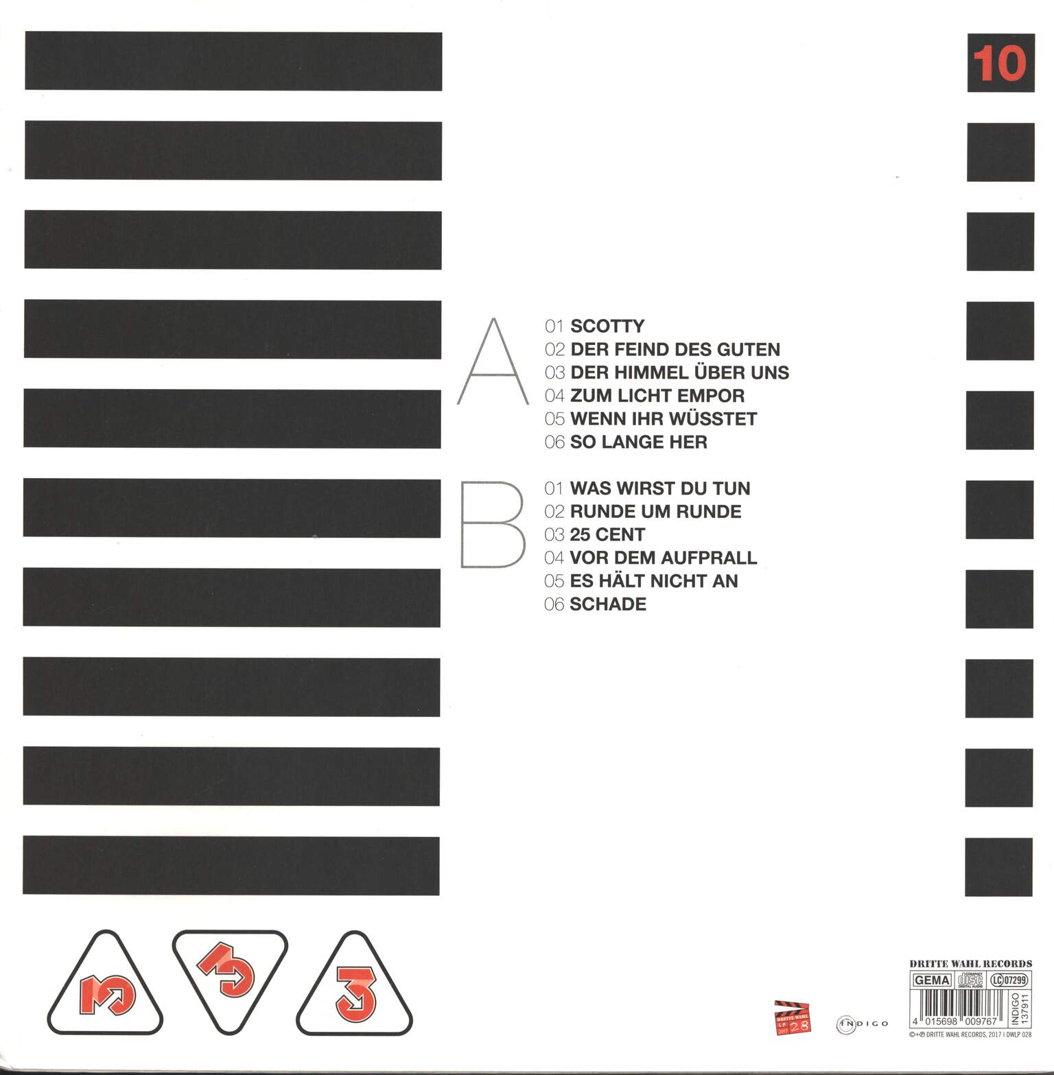 Dritte Wahl: 10, LP (Vinyl)