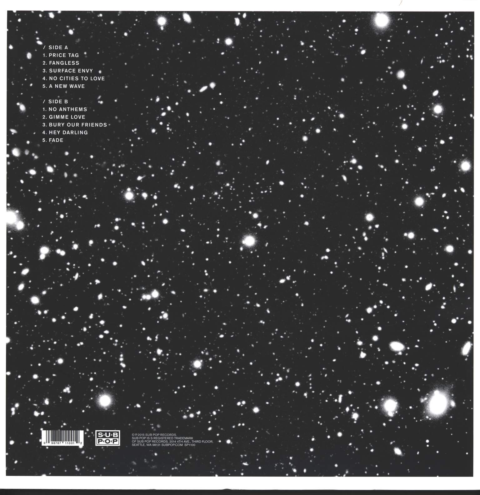 Sleater-Kinney: No Cities To Love, LP (Vinyl)