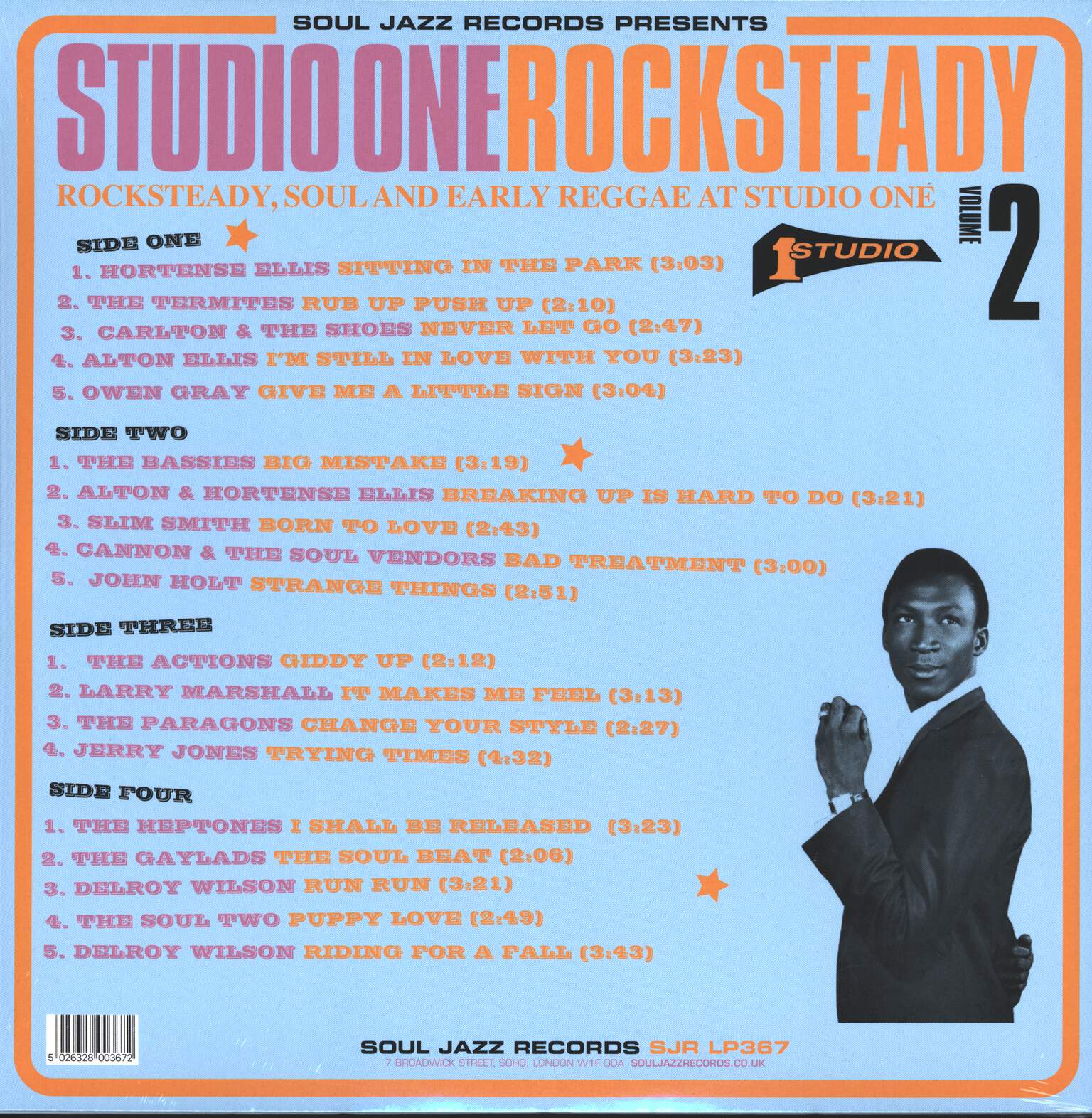 Various: Studio One Rocksteady Volume 2 (Rocksteady, Soul And Early Reggae At Studio One: The Soul Of Young Jamaica), 2×LP (Vinyl)