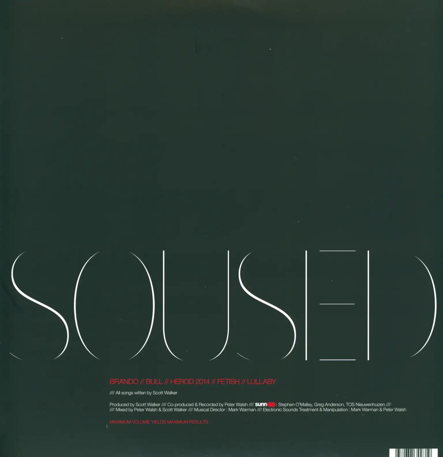 Scott Walker: Soused, 2×LP (Vinyl)