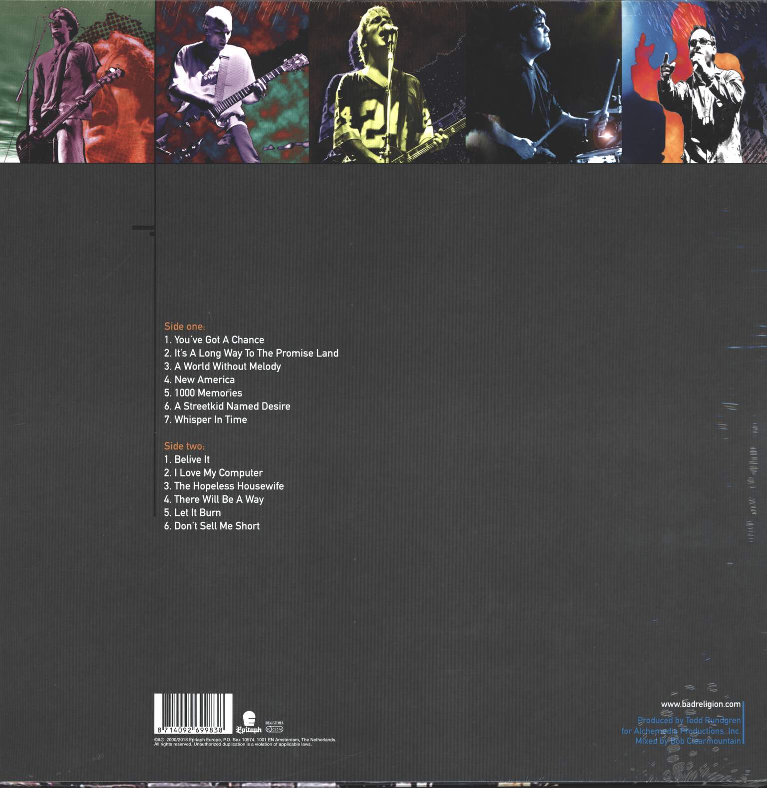 Bad Religion: The New America, LP (Vinyl)