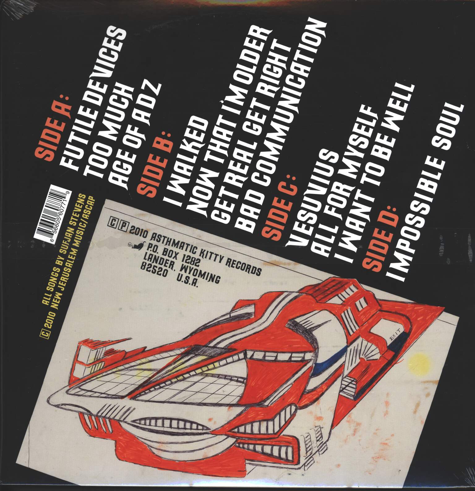 Sufjan Stevens: The Age Of Adz, 2×LP (Vinyl)