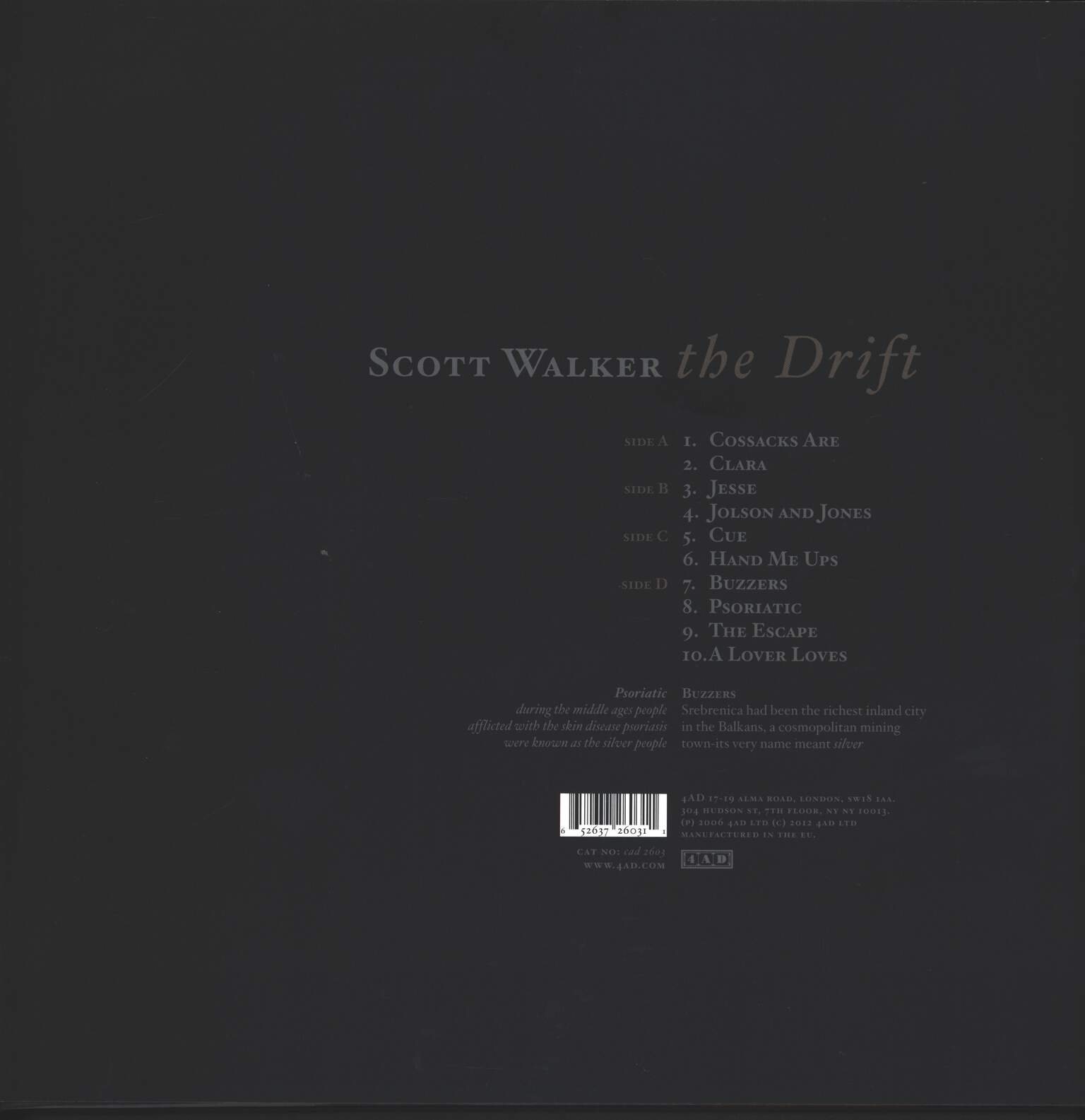 Scott Walker: The Drift, 2×LP (Vinyl)