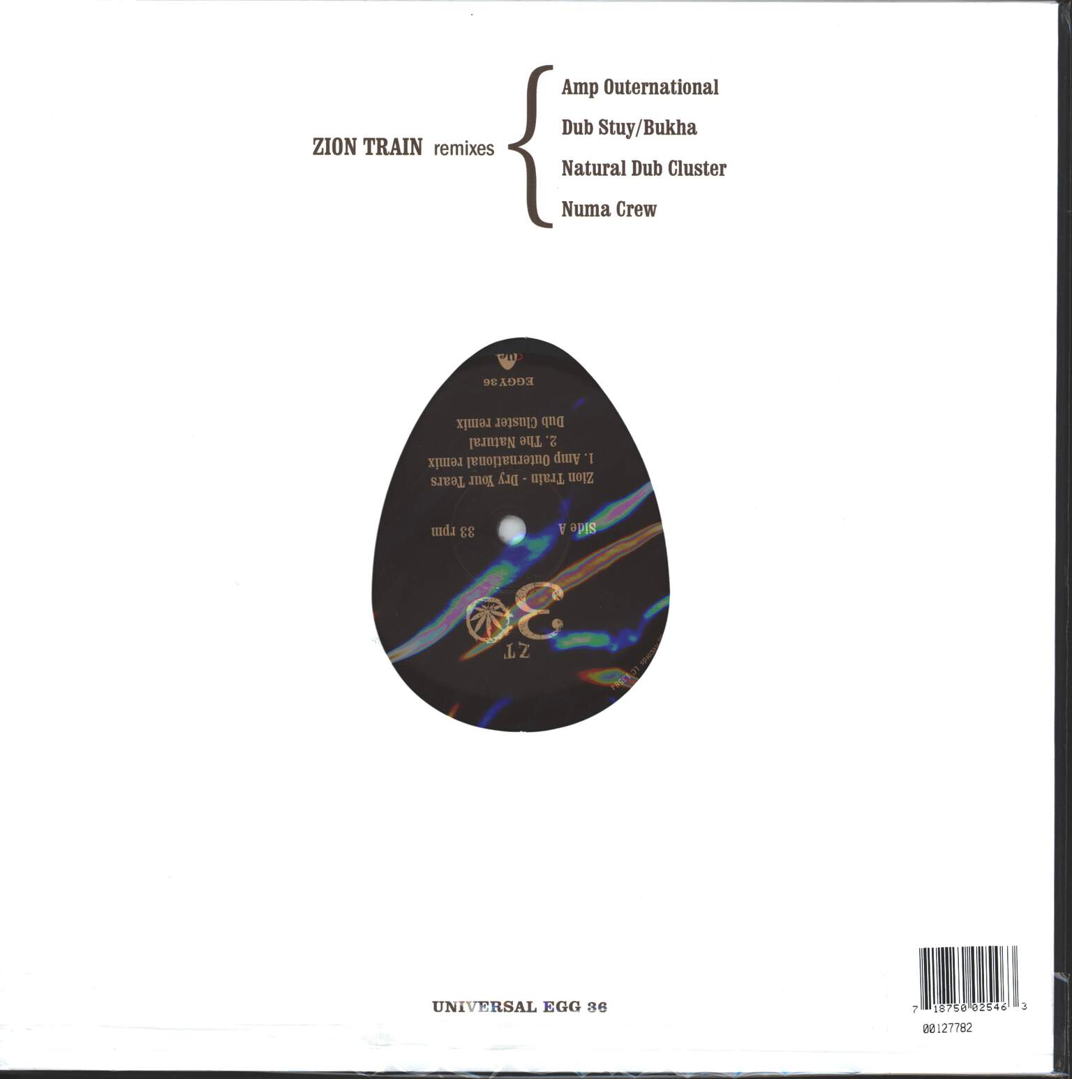 Zion Train: Remix EP, 10" Vinyl EP