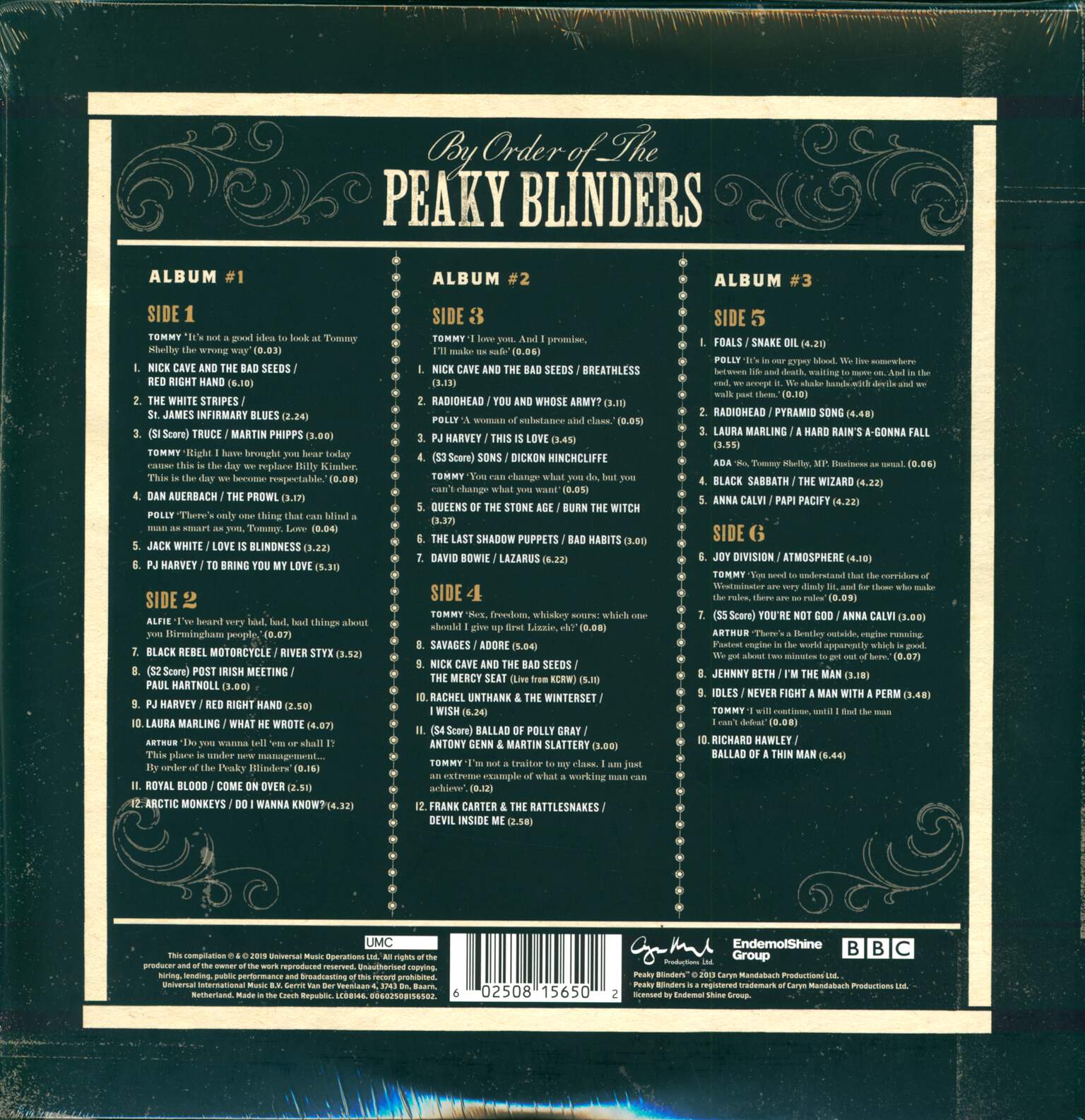 Various: Peaky Blinders, 3×LP (Vinyl)