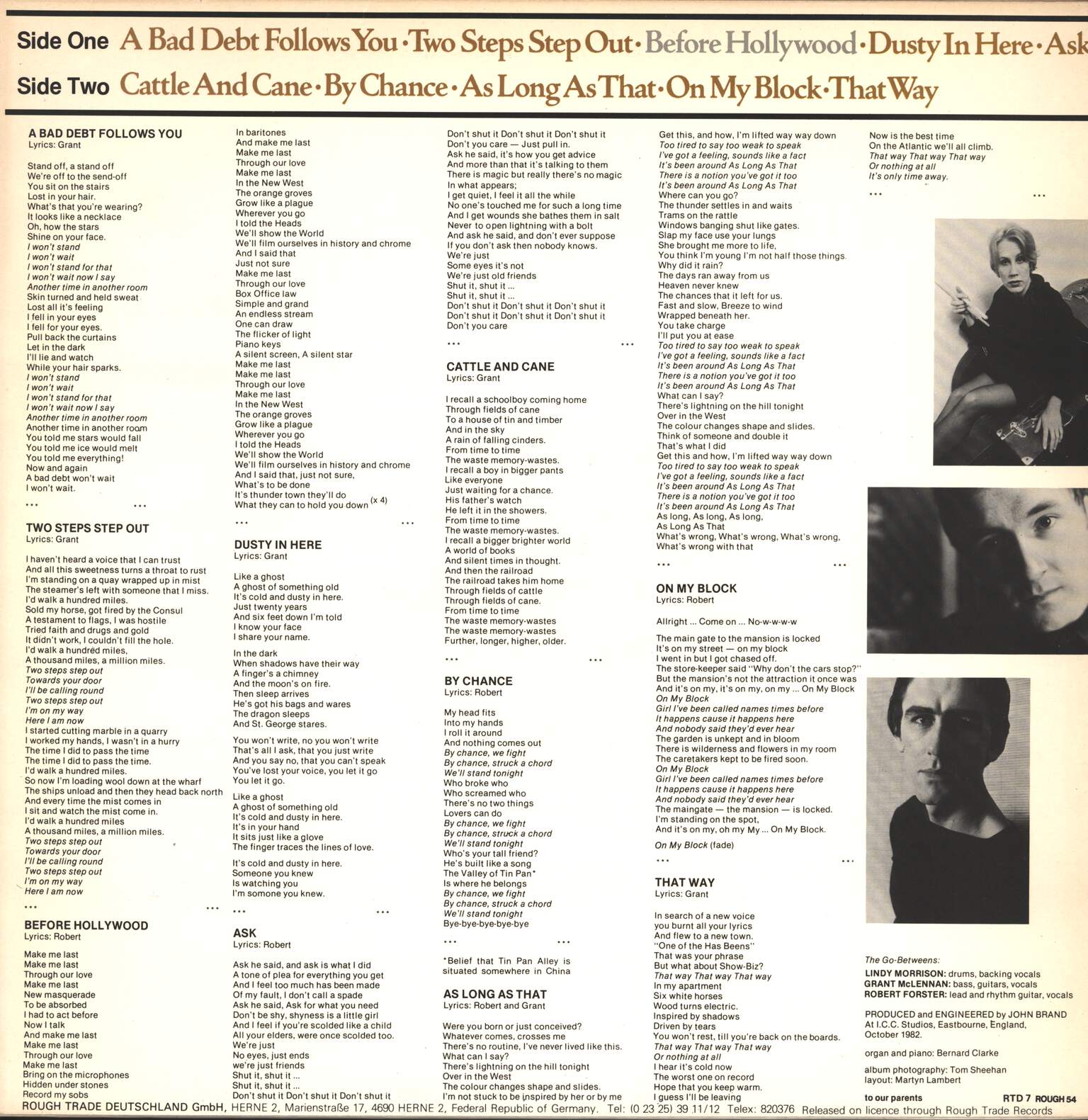 The Go-Betweens: Before Hollywood, LP (Vinyl)