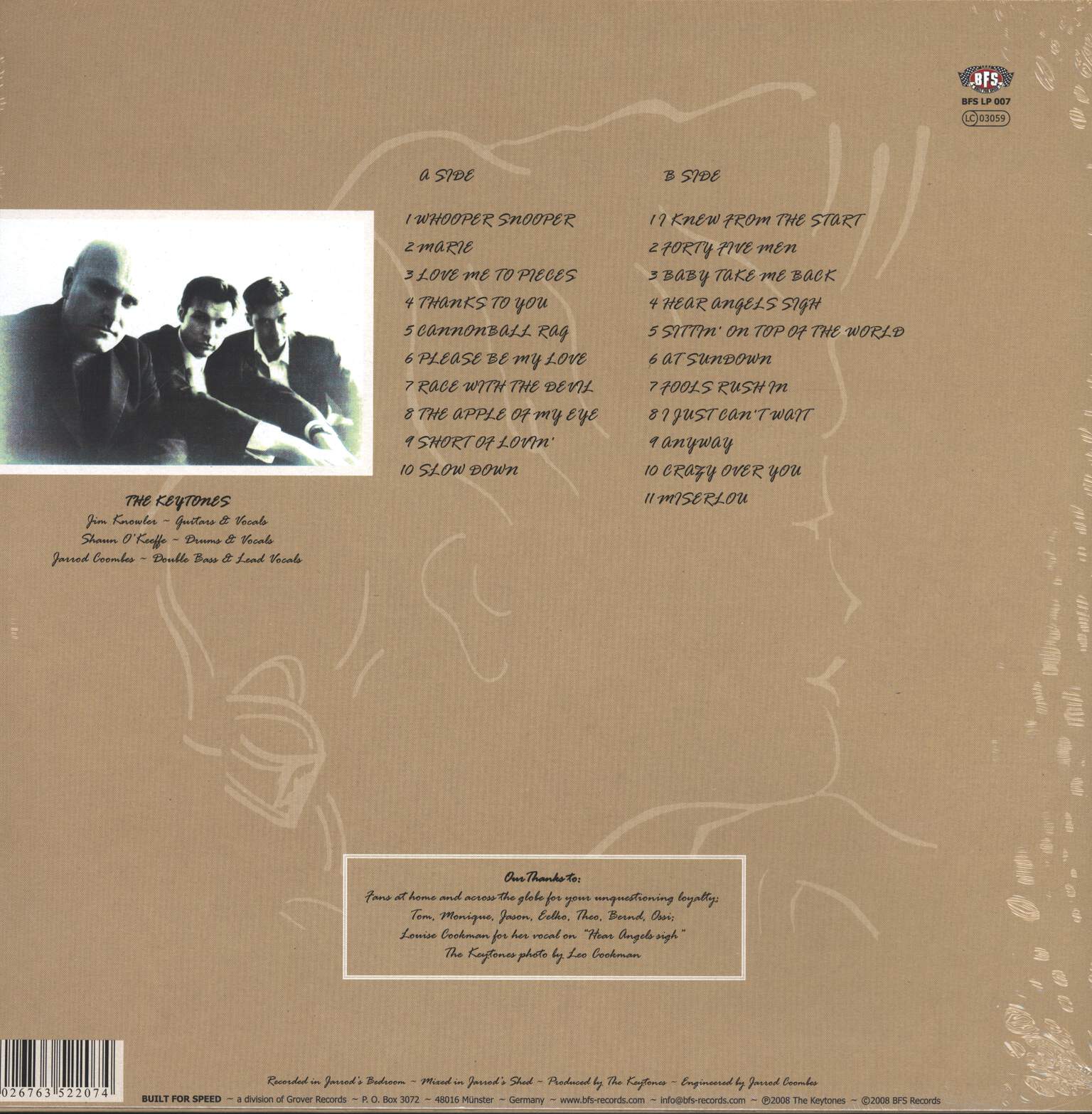 The Keytones: Whooper Snooper, LP (Vinyl)