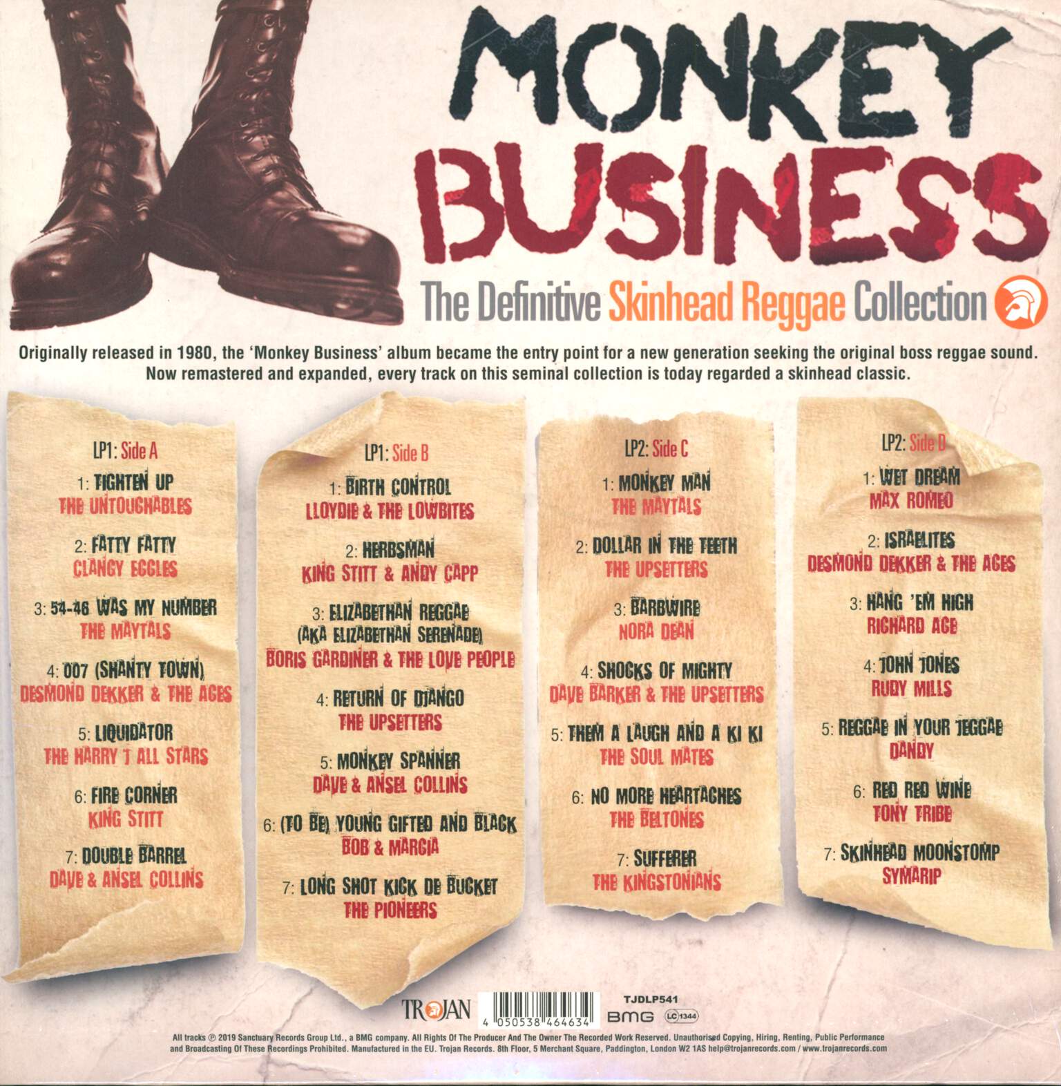 Various: Monkey Business (The Definitive Skinhead Reggae Collection), 2×LP (Vinyl)