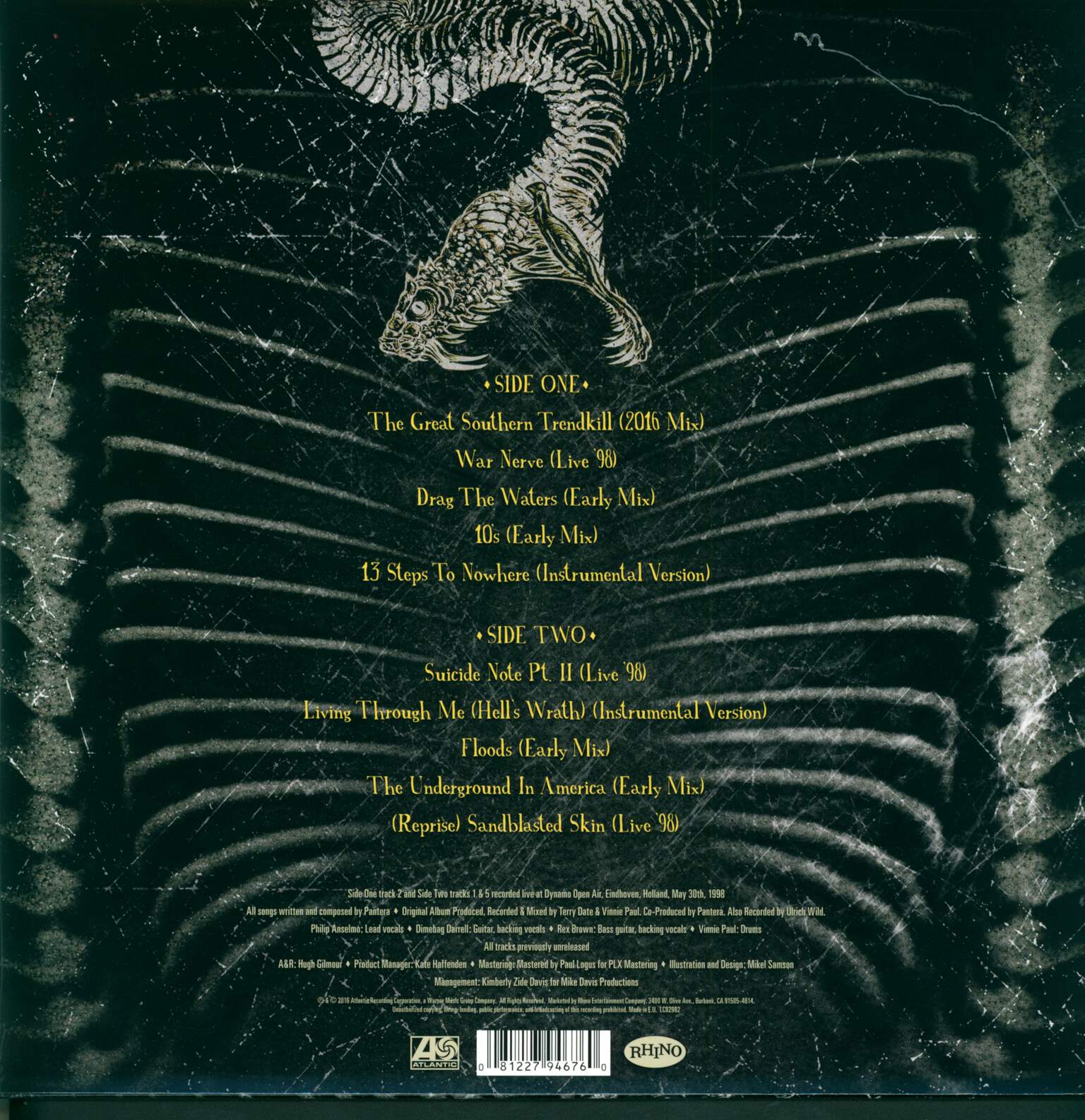 Pantera: The Great Southern Outtakes, LP (Vinyl)