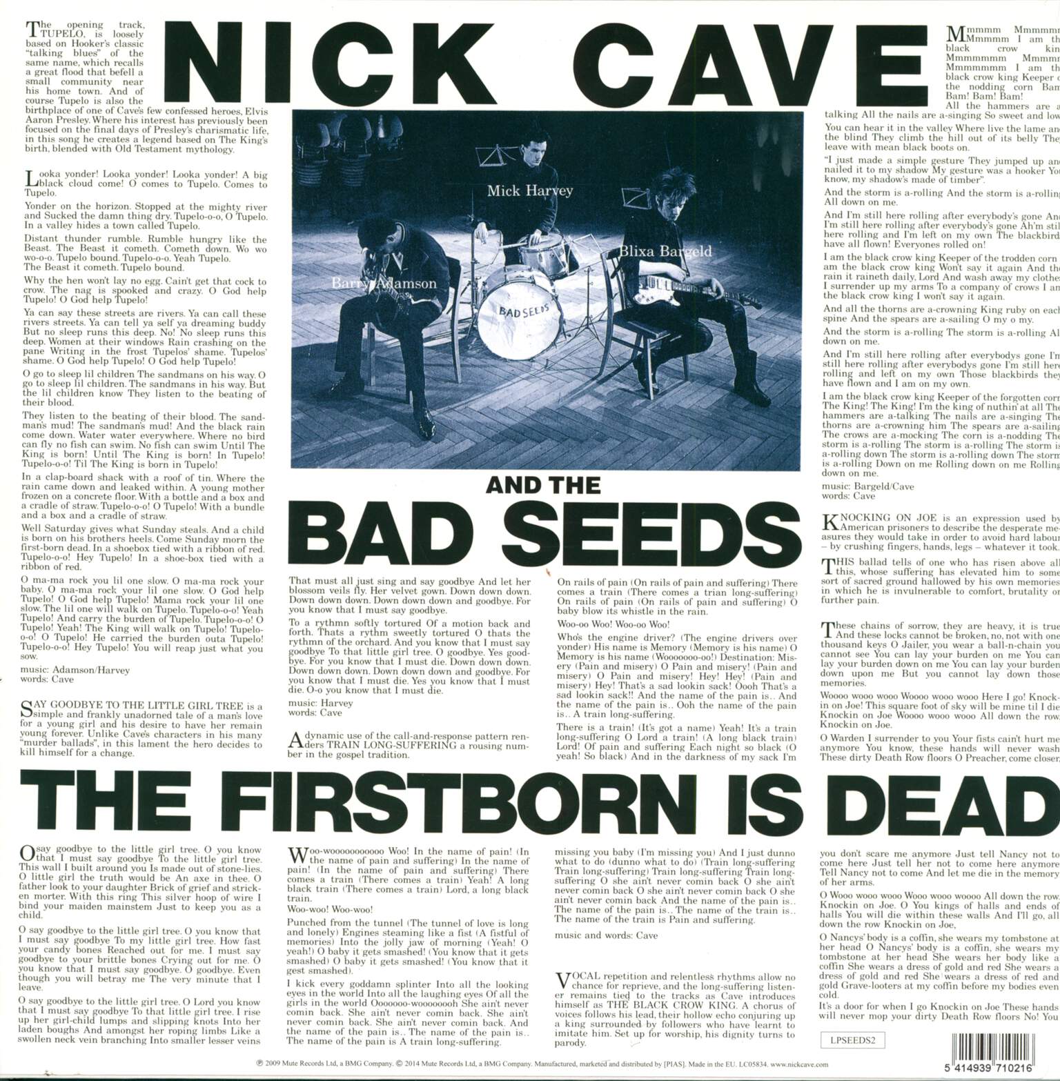 Nick Cave & The Bad Seeds: The Firstborn Is Dead, LP (Vinyl)