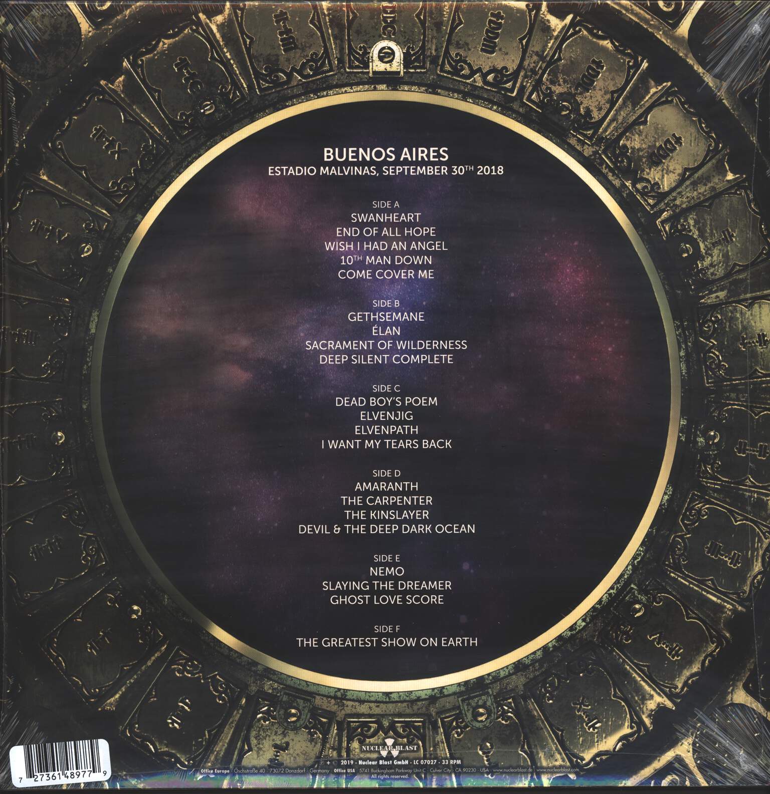 Nightwish: Decades - Live In Buenos Aires, 3×LP (Vinyl)