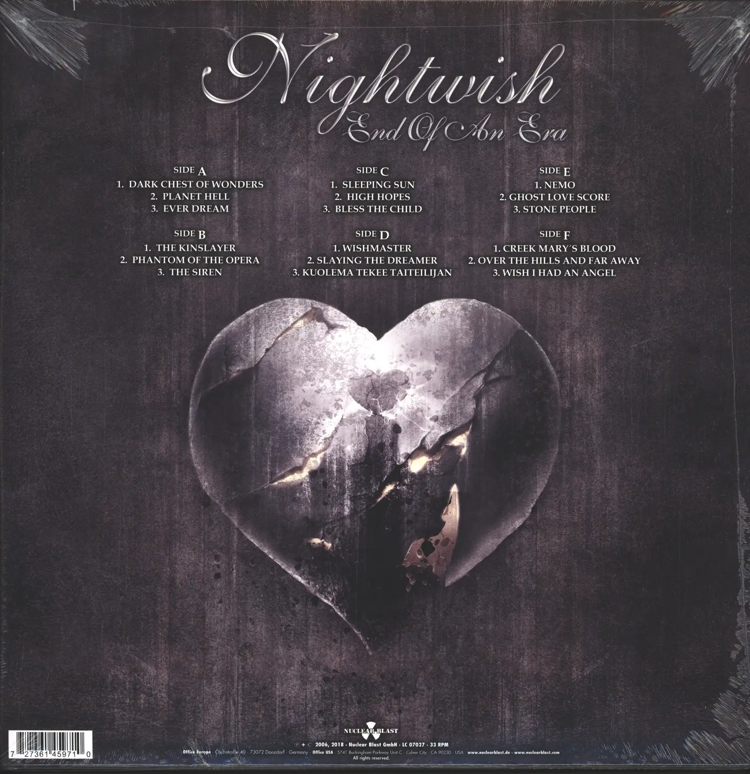 Nightwish: End Of An Era, 3×LP (Vinyl)