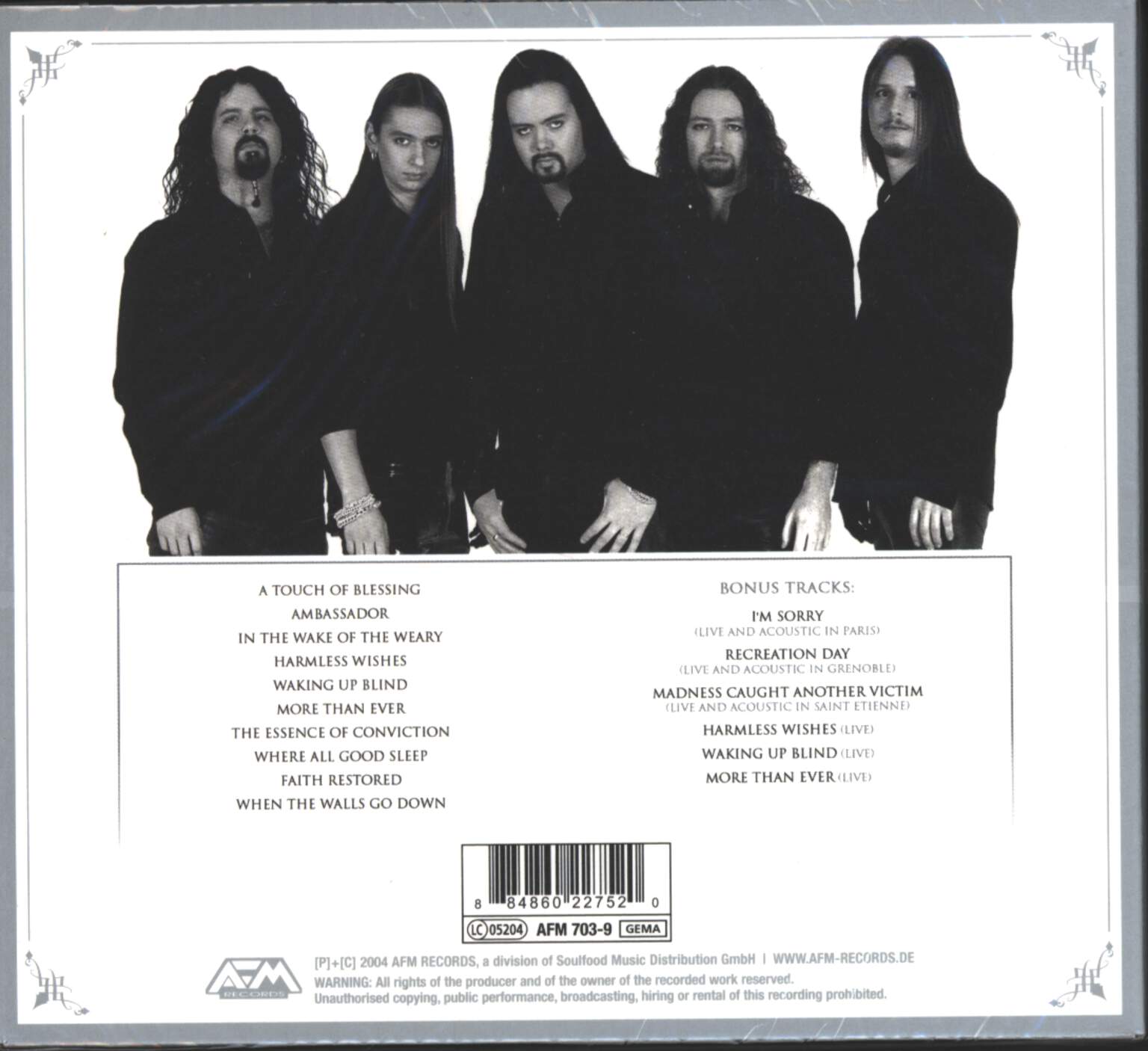 Evergrey: The Inner Circle, CD