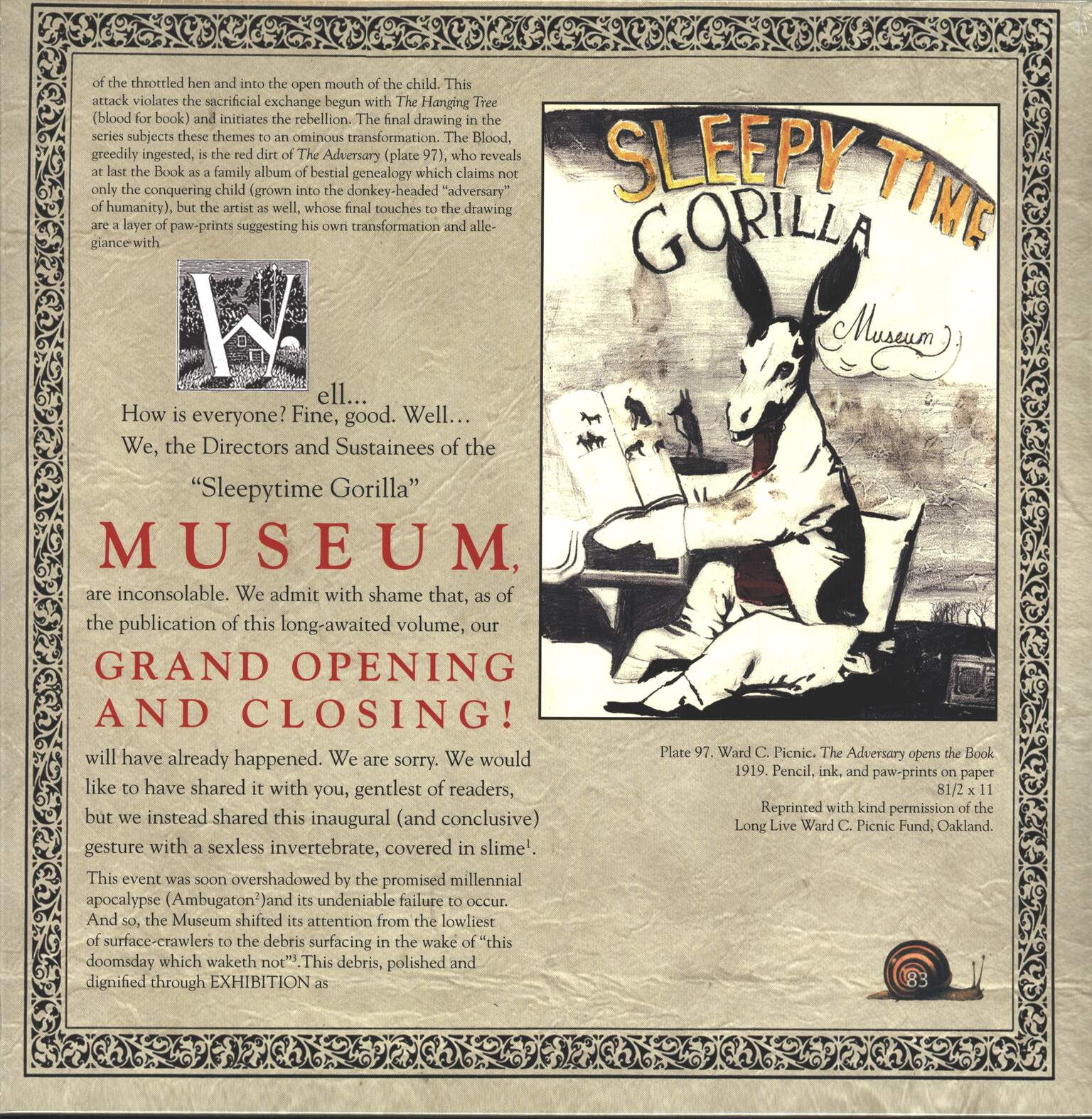 Sleepytime Gorilla Museum: Grand Opening And Closing, 2×LP (Vinyl)