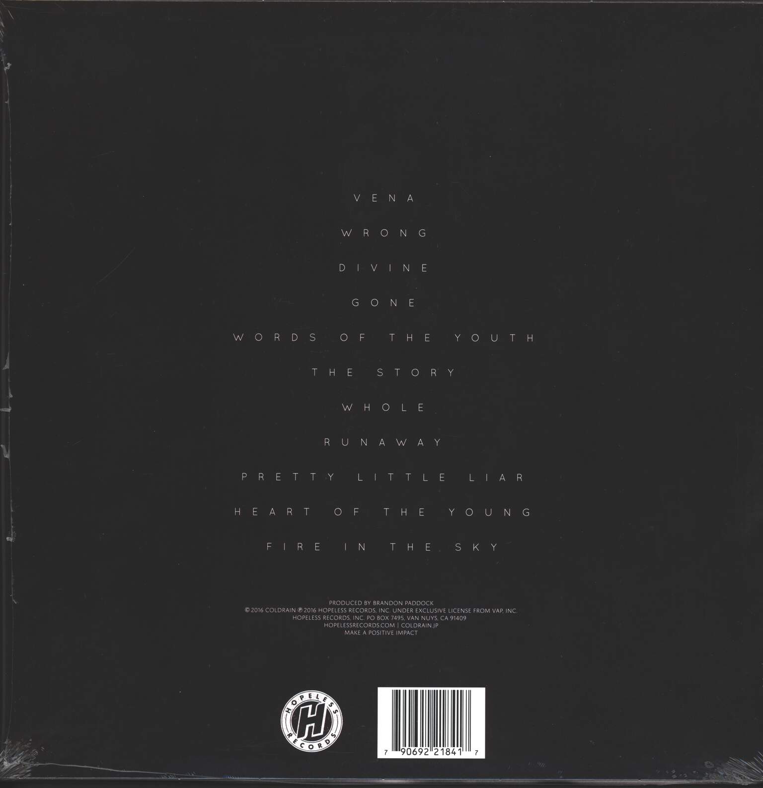 coldrain: Vena, LP (Vinyl)