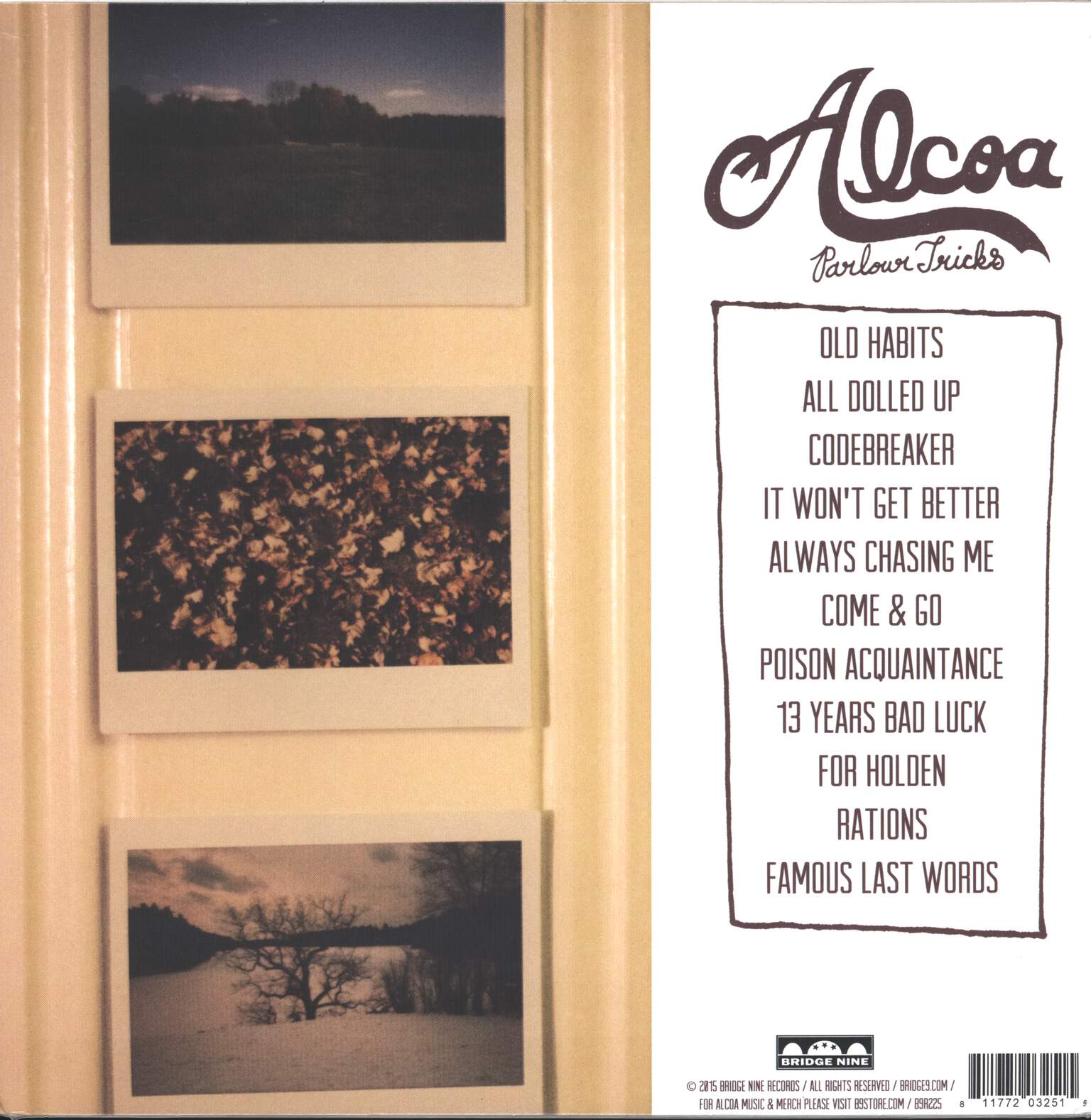 Alcoa: Parlour Tricks, LP (Vinyl)