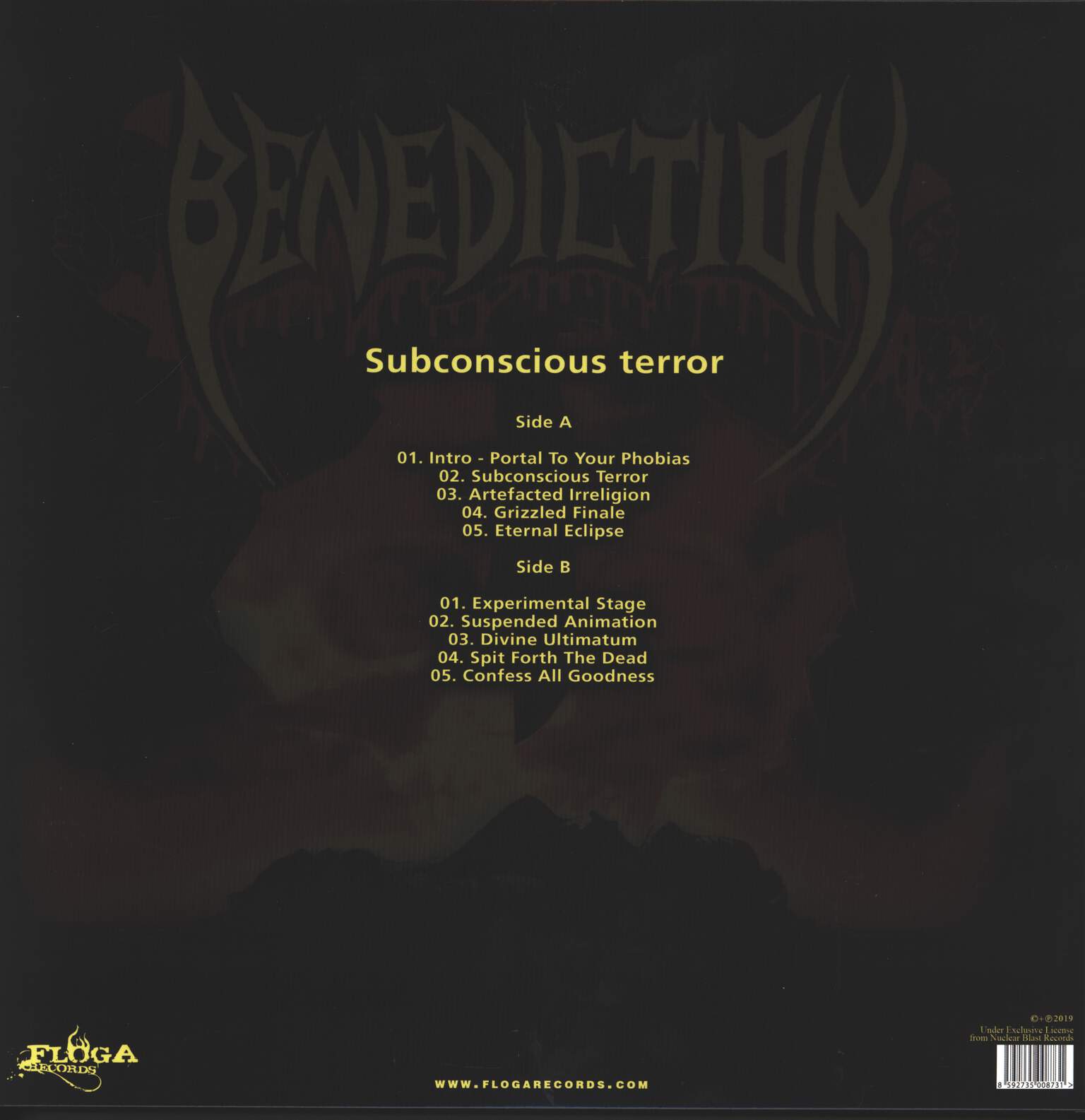Benediction: Subconscious Terror, LP (Vinyl)