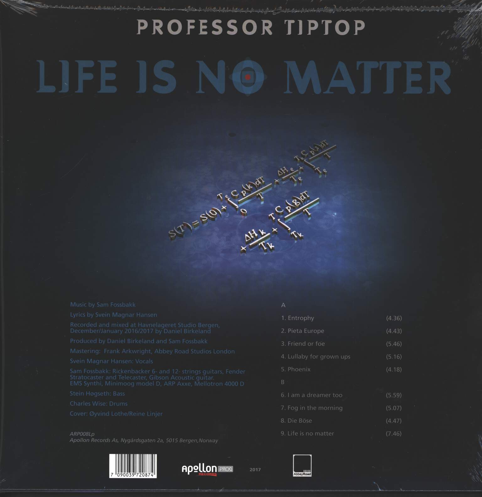 Professor Tip Top: Life Is No Matter, LP (Vinyl)