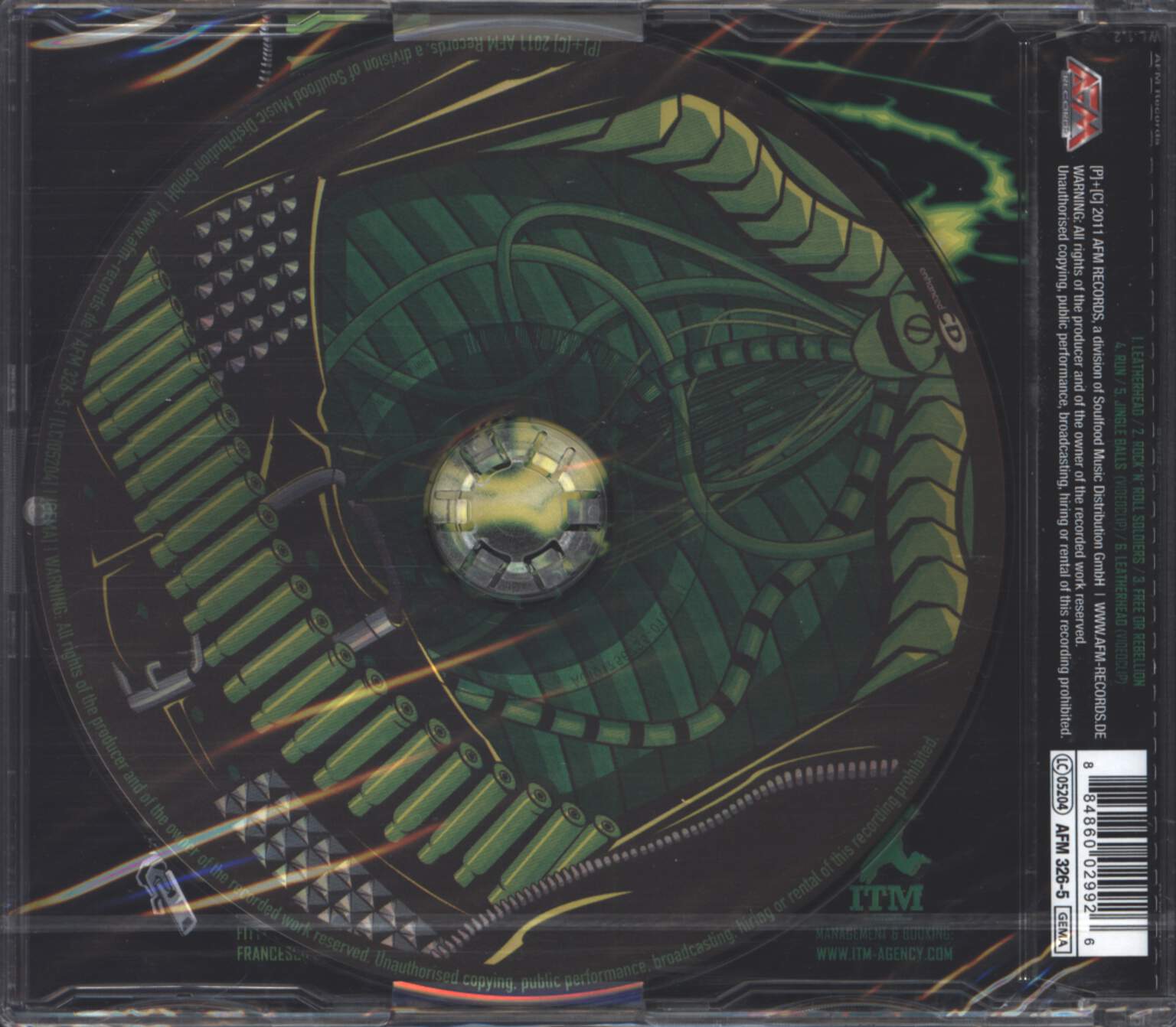 U.D.O.: Leatherhead, Mini CD
