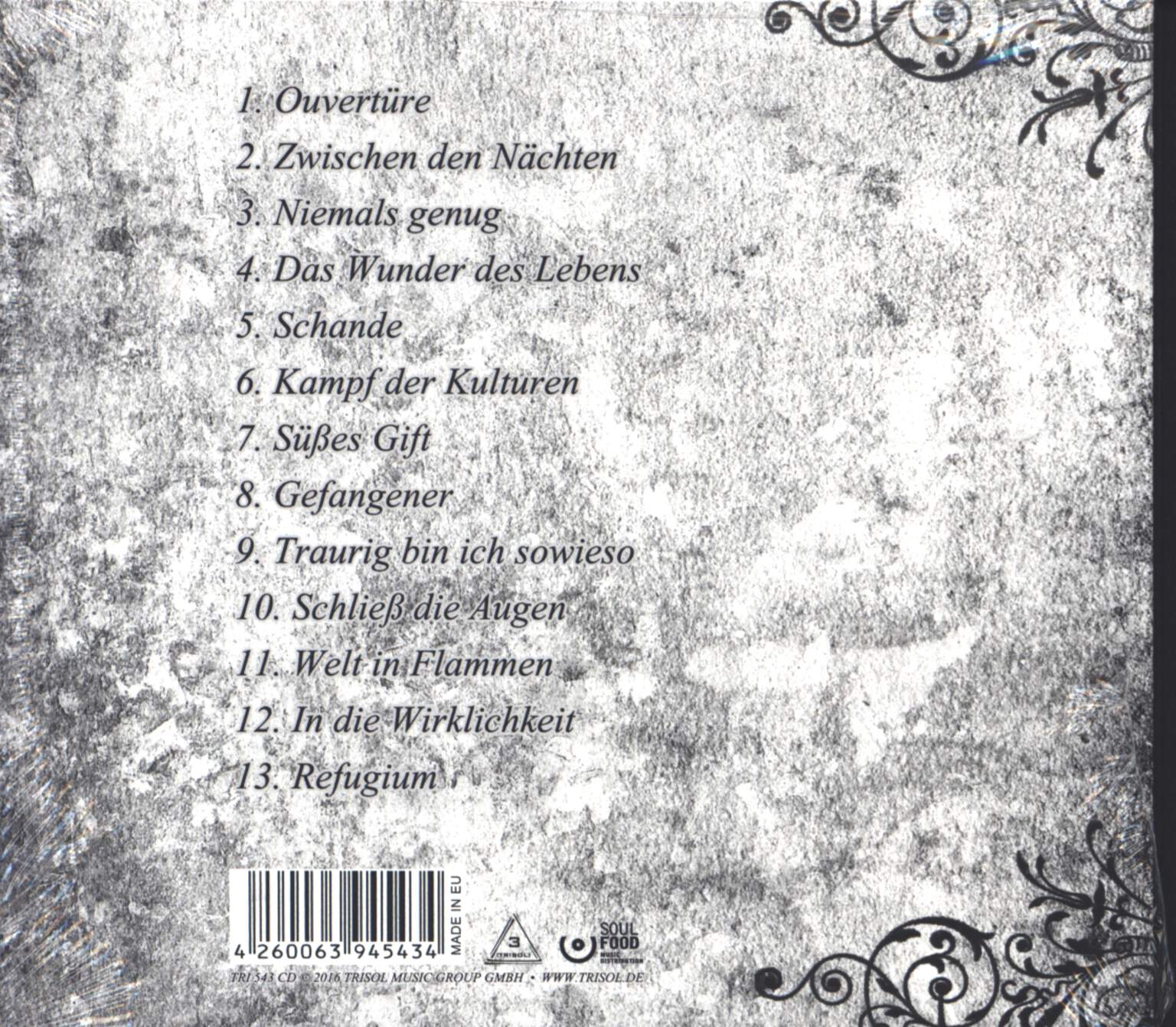 Mantus: Refugium, CD