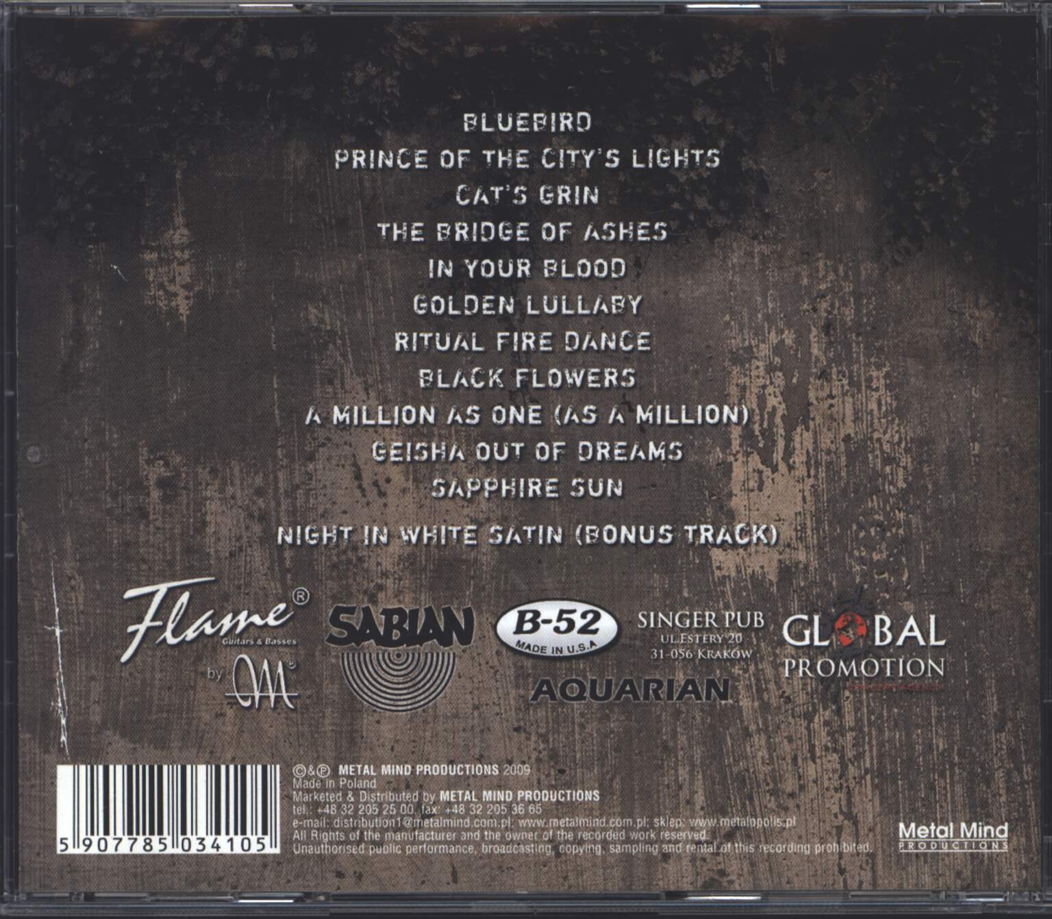 Cemetery Of Scream: Frozen Images, CD