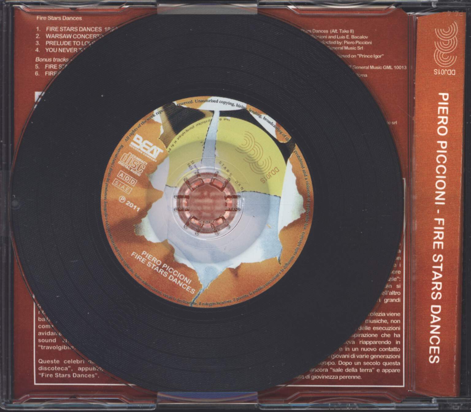 Piero Piccioni: Fire Stars Dances, CD
