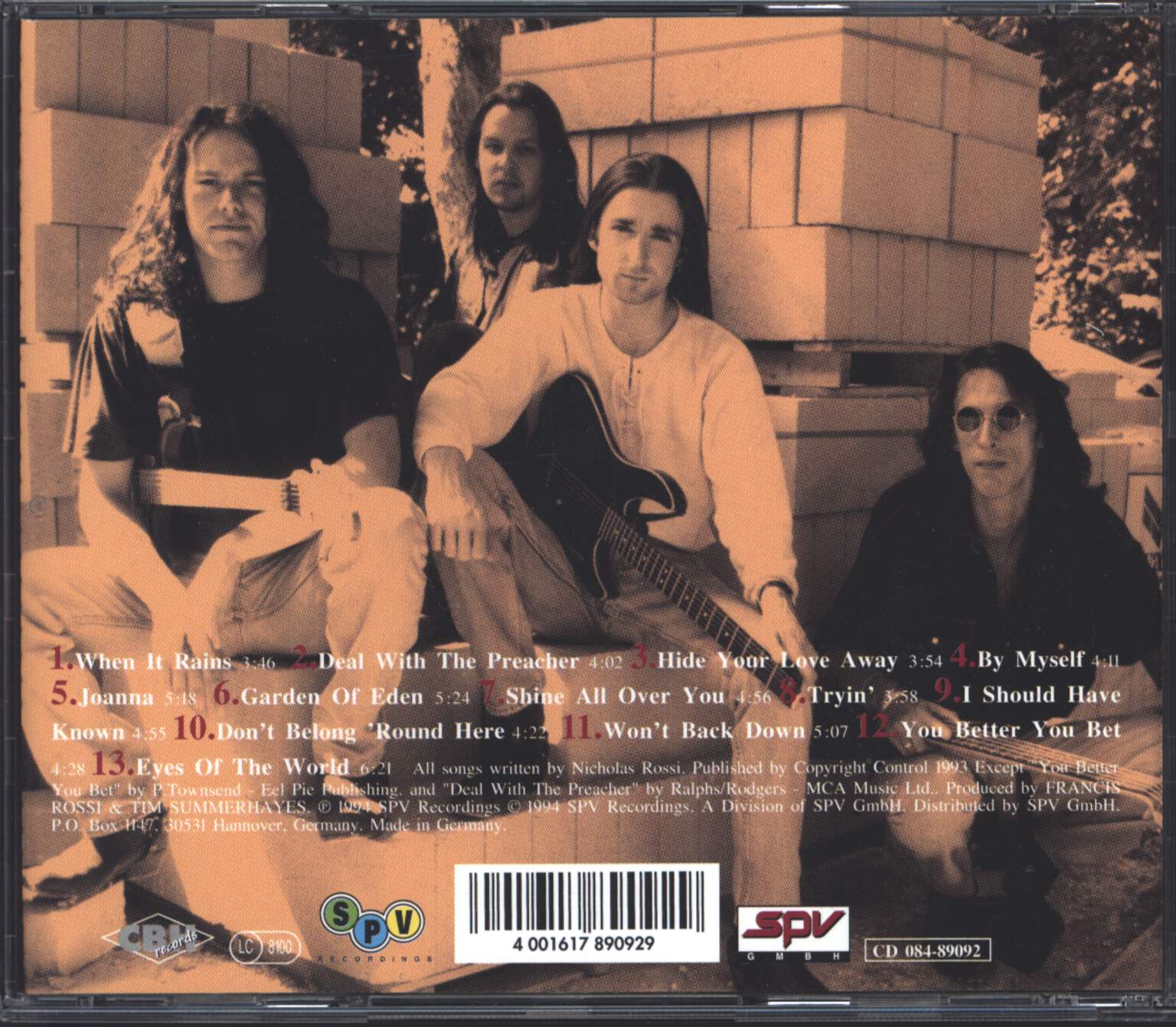 Little Egypt: Eyes Of The World, CD