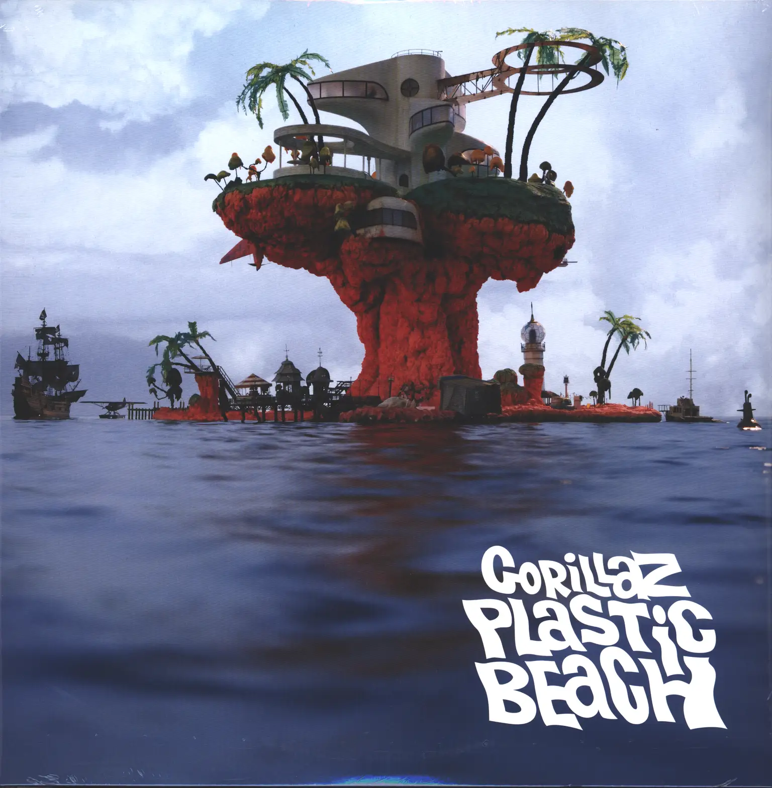 Gorillaz: Plastic Beach, 2×LP (Vinyl)